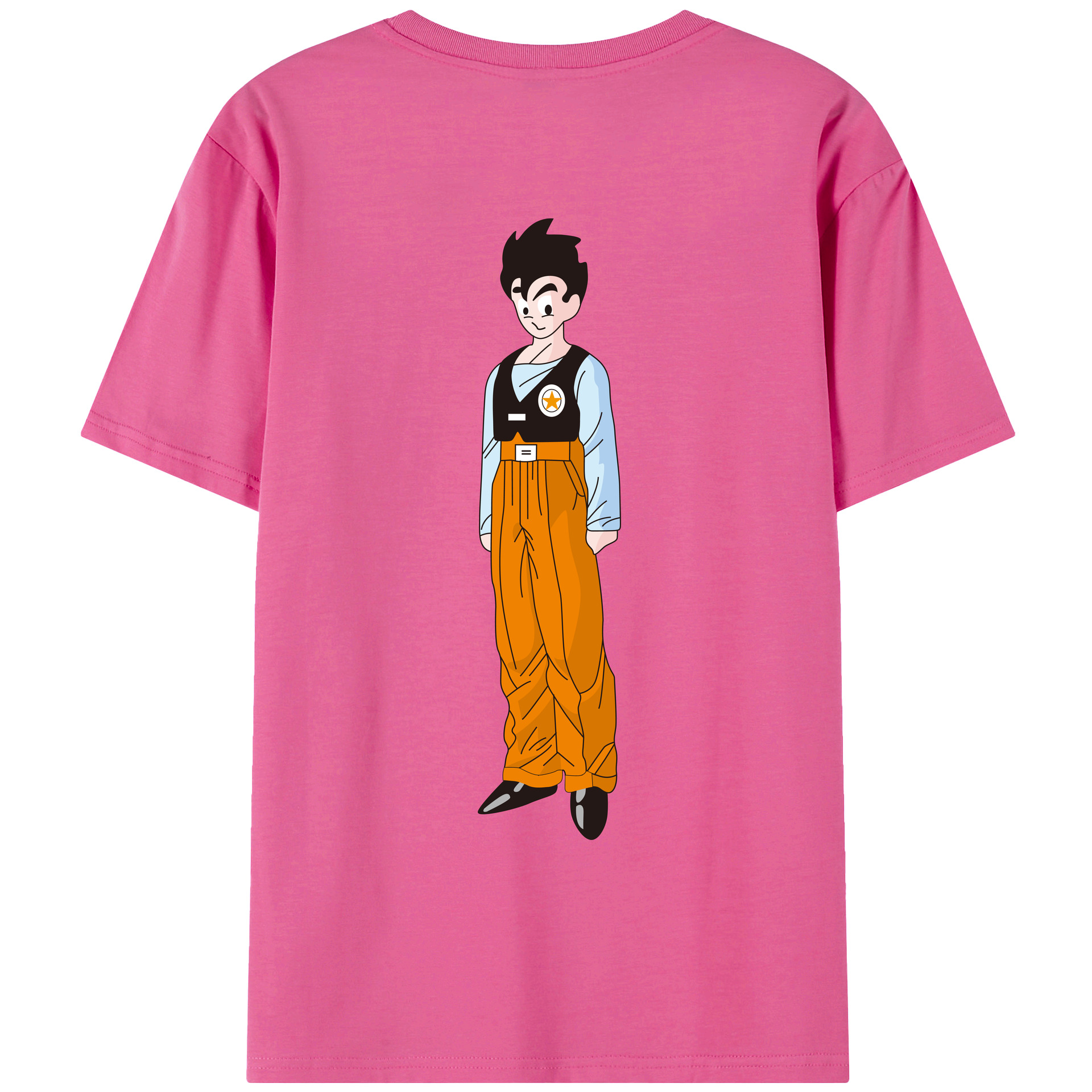 （画像用） ドラゴンボール DRAGON BALL レディース半袖Tシャツ(バックプリント)