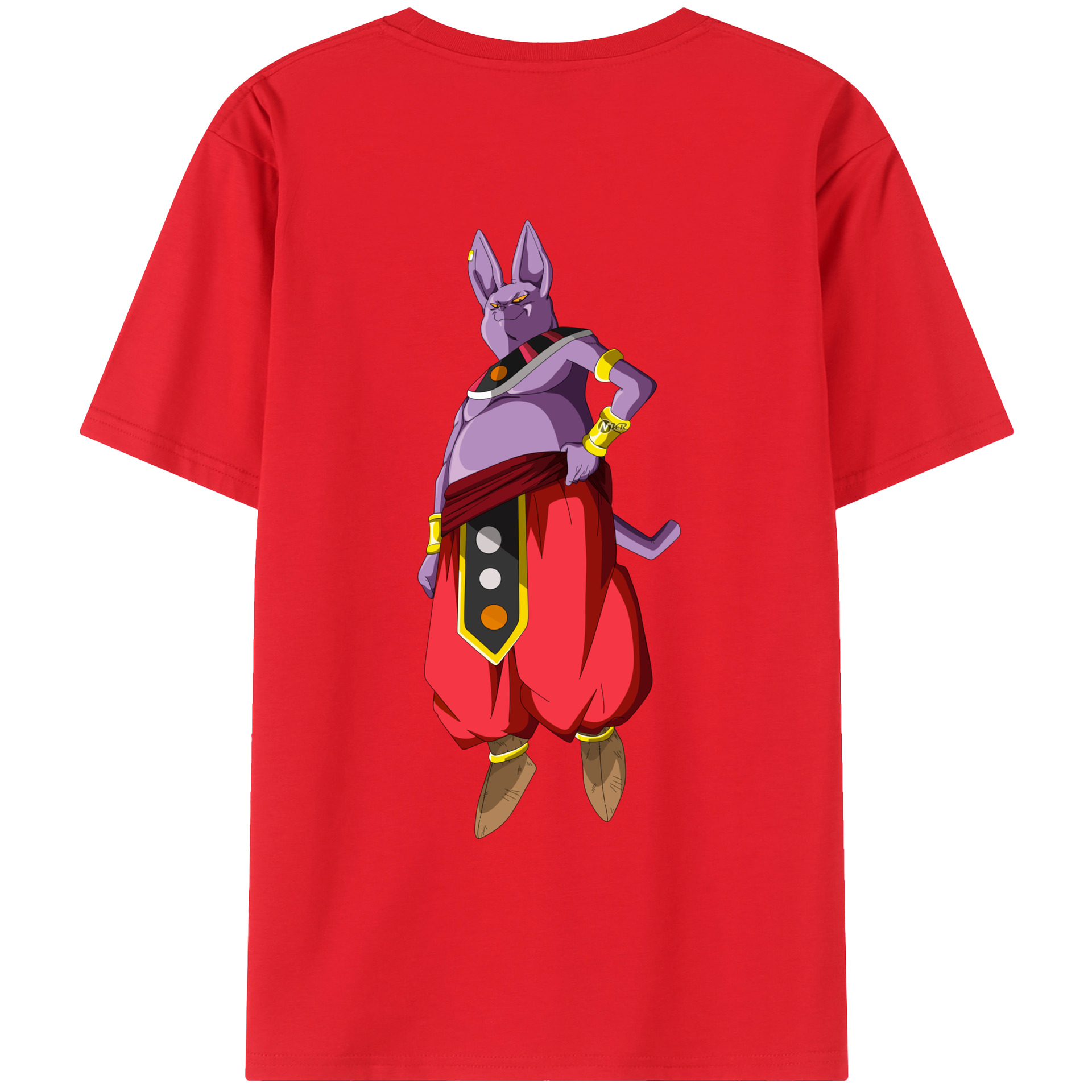 （画像用） ドラゴンボール シャンパ DRAGON BALL Champa レディース半袖Tシャツ(バックプリント)