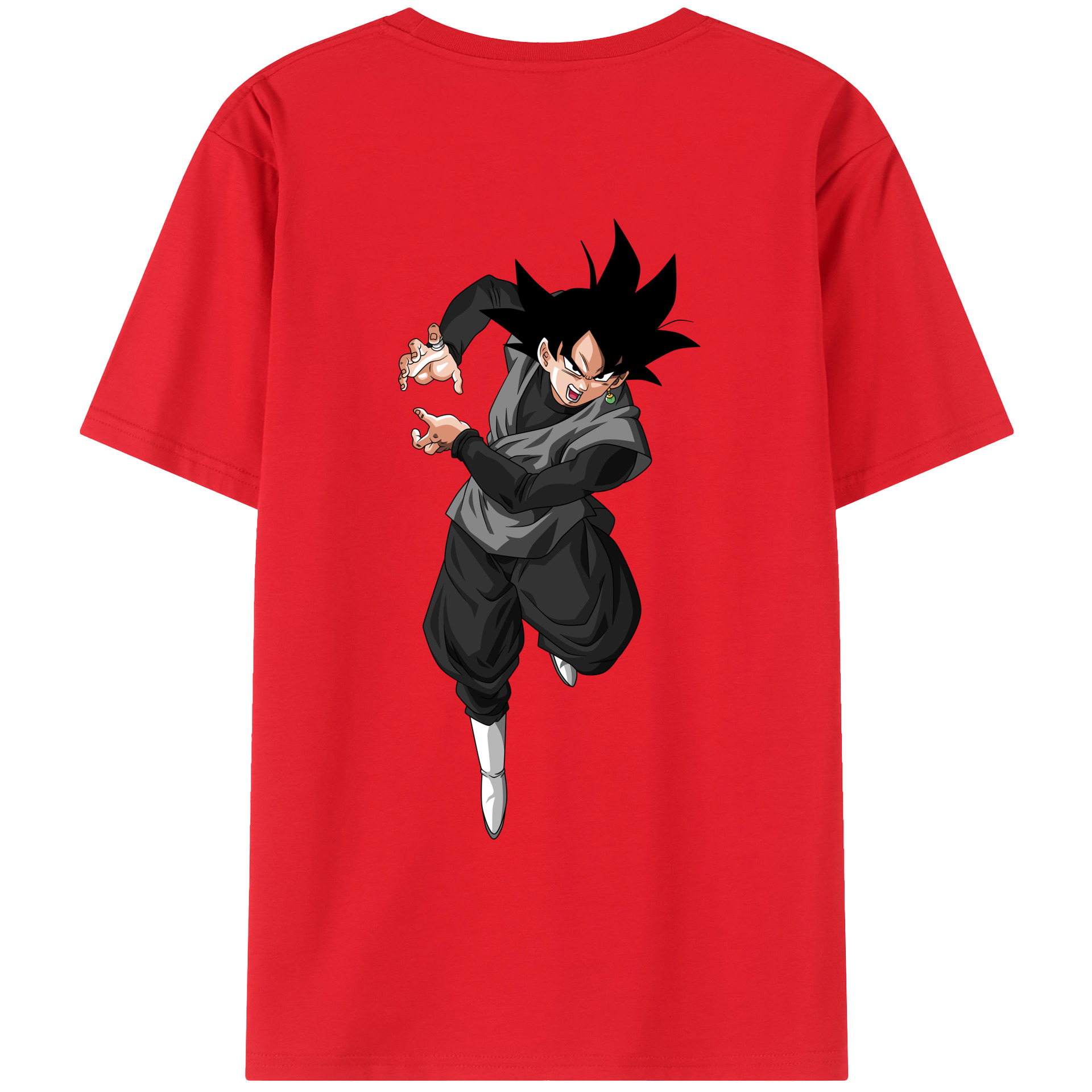 （画像用） ドラゴンボール ベジータ四世（Bejīta Yonsei）DRAGON BALL Vegeta IV レディース半袖Tシャツ(バックプリント)