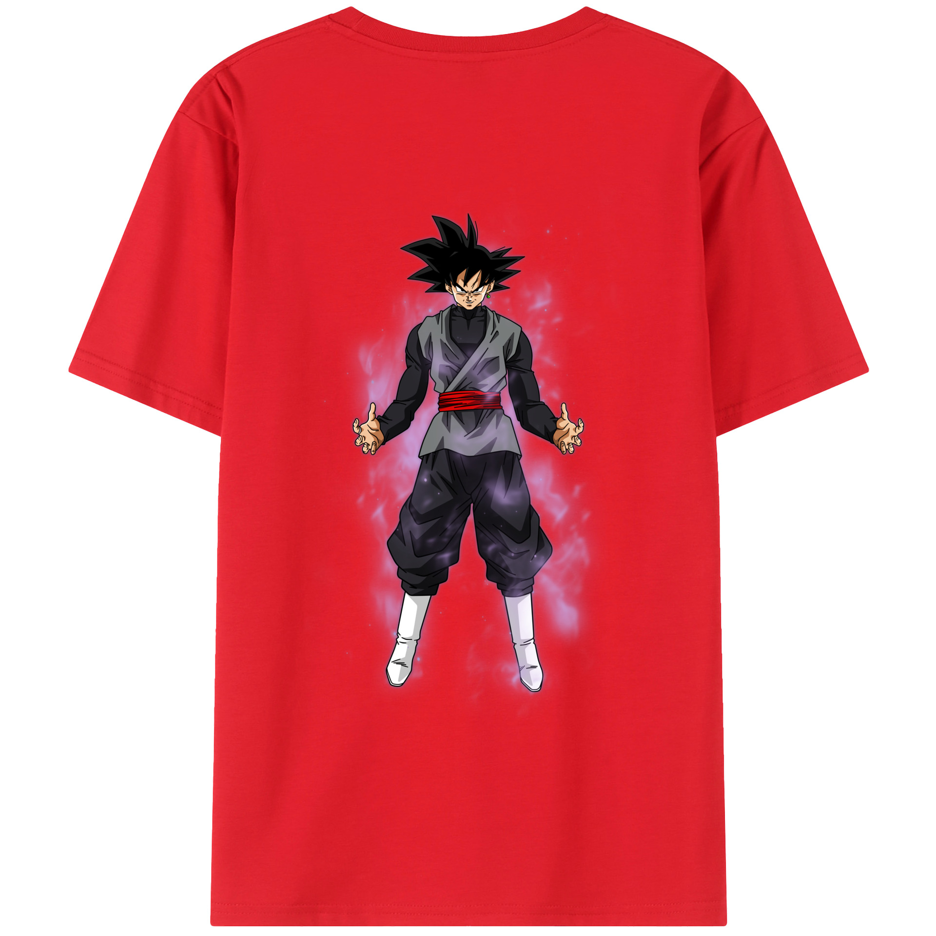 （画像用） ドラゴンボール ベジータ四世（Bejīta Yonsei）DRAGON BALL Vegeta IV レディース半袖Tシャツ(バックプリント)