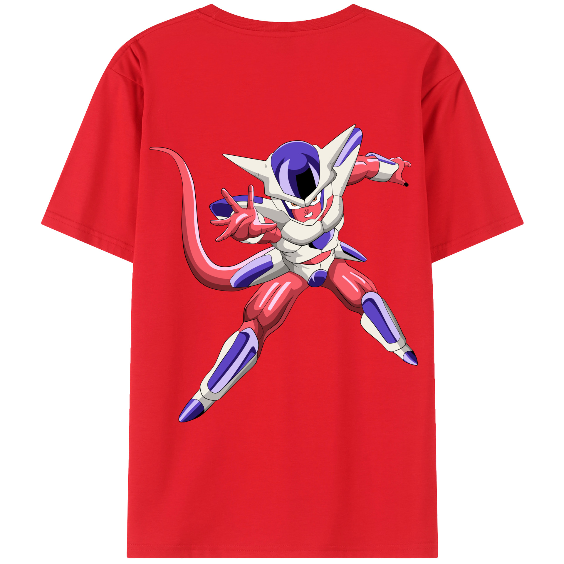 （画像用） ドラゴンボール フリーザ DRAGON BALL Frieza レディース半袖Tシャツ(バックプリント)