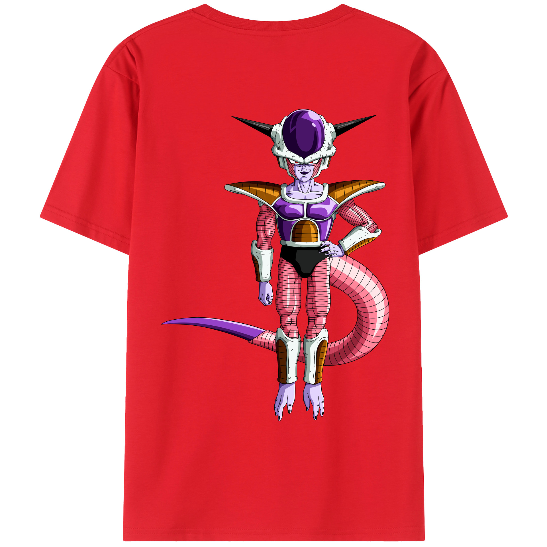 （画像用） ドラゴンボール フリーザ DRAGON BALL Frieza レディース半袖Tシャツ(バックプリント)
