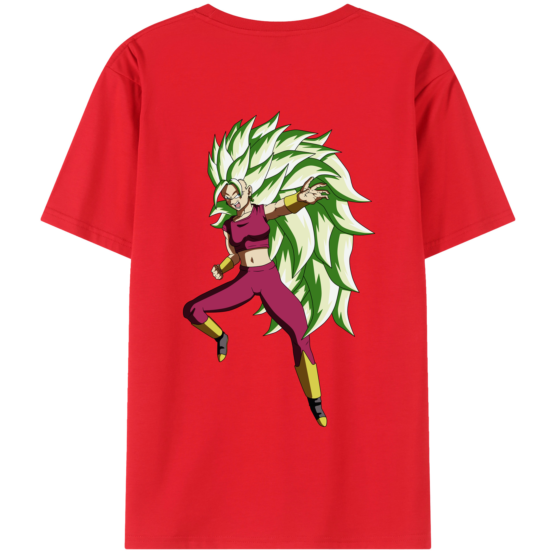 （画像用） ドラゴンボール DRAGON BALL レディース半袖Tシャツ(バックプリント)