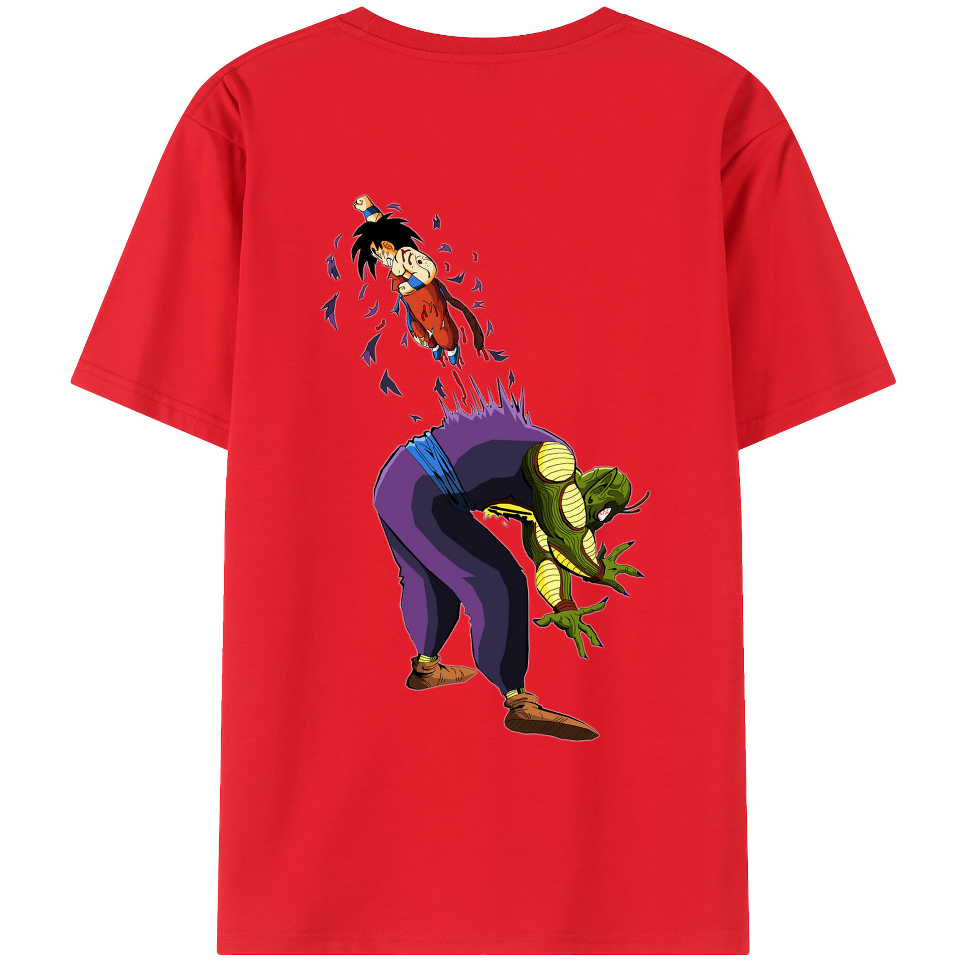 （画像用） ドラゴンボール DRAGON BALL レディース半袖Tシャツ(バックプリント)