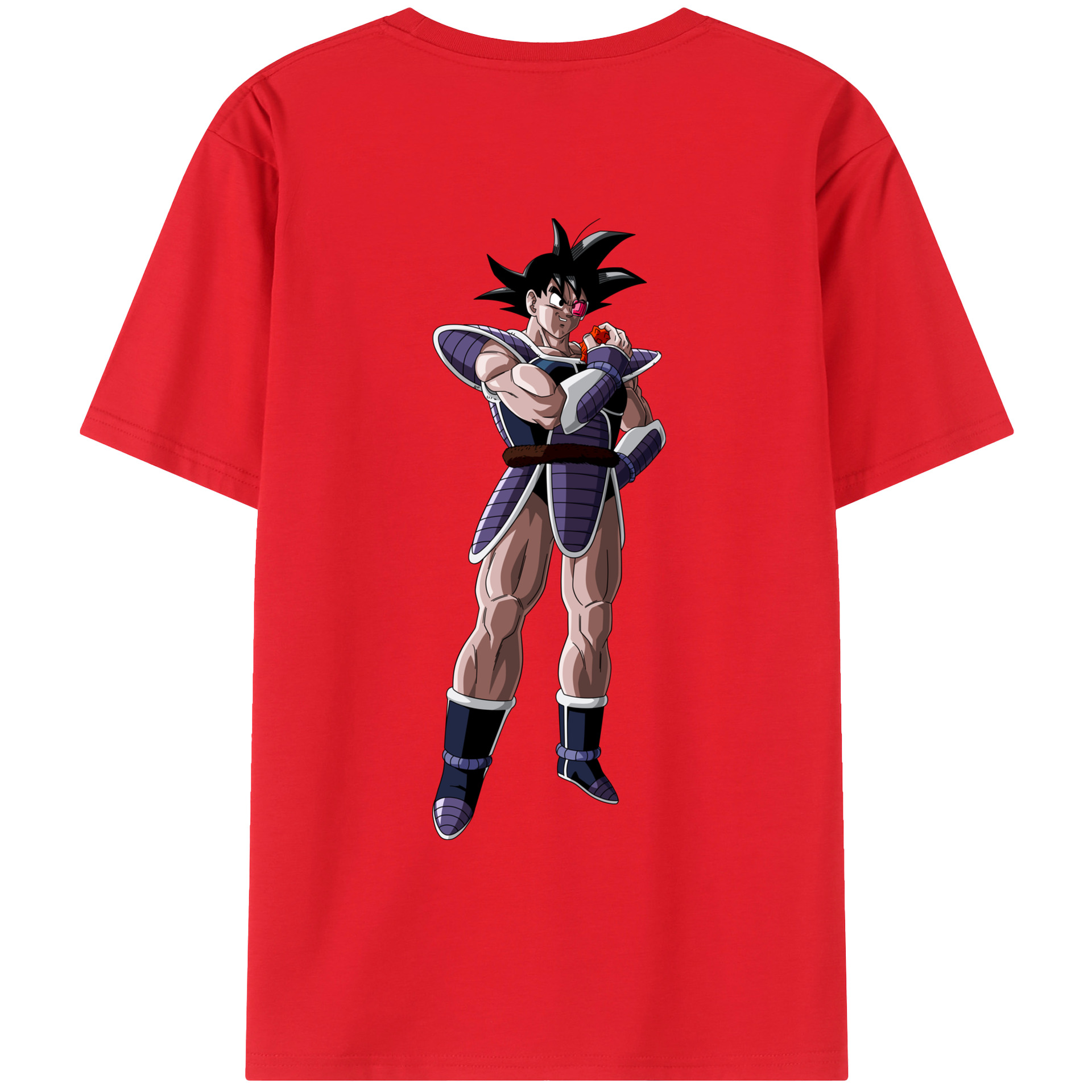 （画像用） ドラゴンボール 孫悟空（そん ごくう）Son Goku カカロット DRAGON BALL Kakarotto レディース半袖Tシャツ(バックプリント)