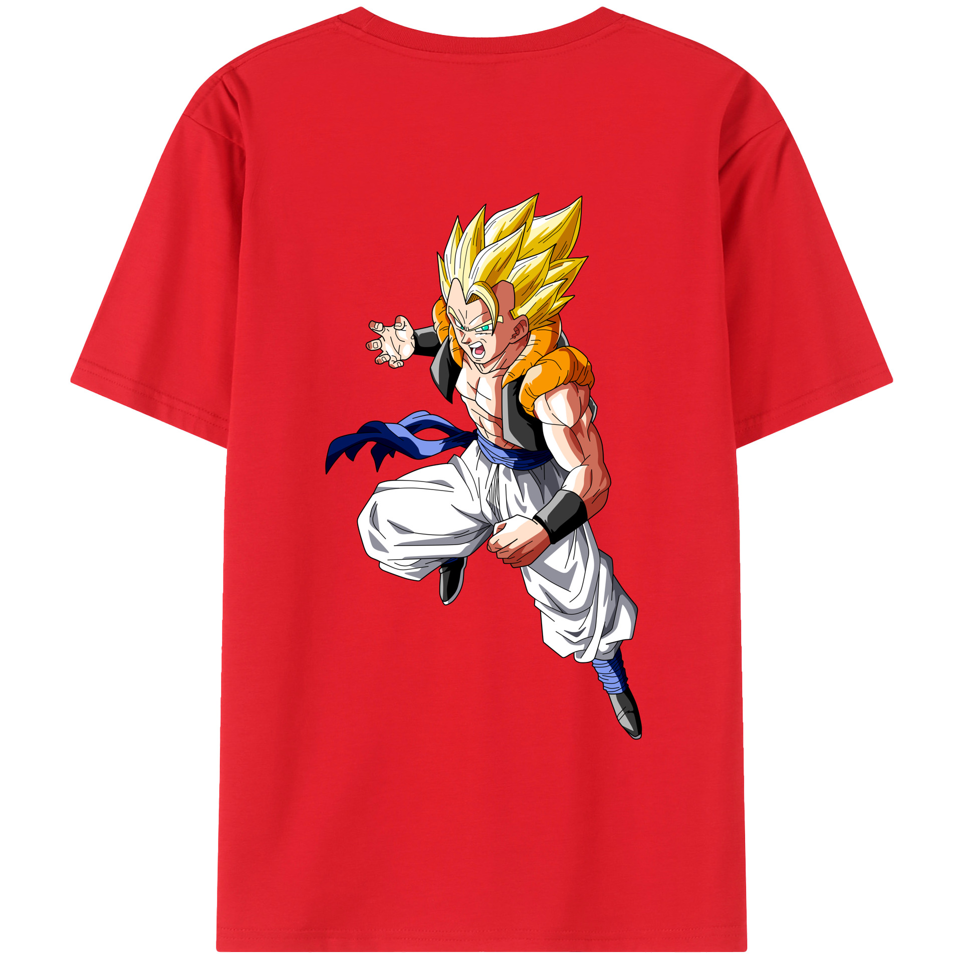 （画像用） ドラゴンボール ベジータ四世（Bejīta Yonsei）DRAGON BALL Vegeta IV レディース半袖Tシャツ(バックプリント)