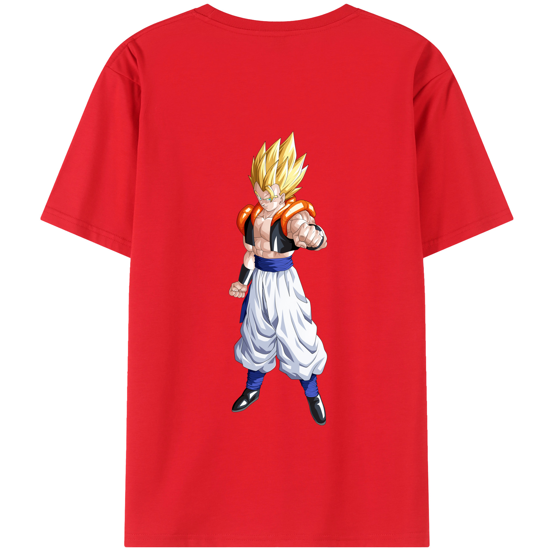 （画像用） ドラゴンボール ベジータ四世（Bejīta Yonsei）DRAGON BALL Vegeta IV レディース半袖Tシャツ(バックプリント)
