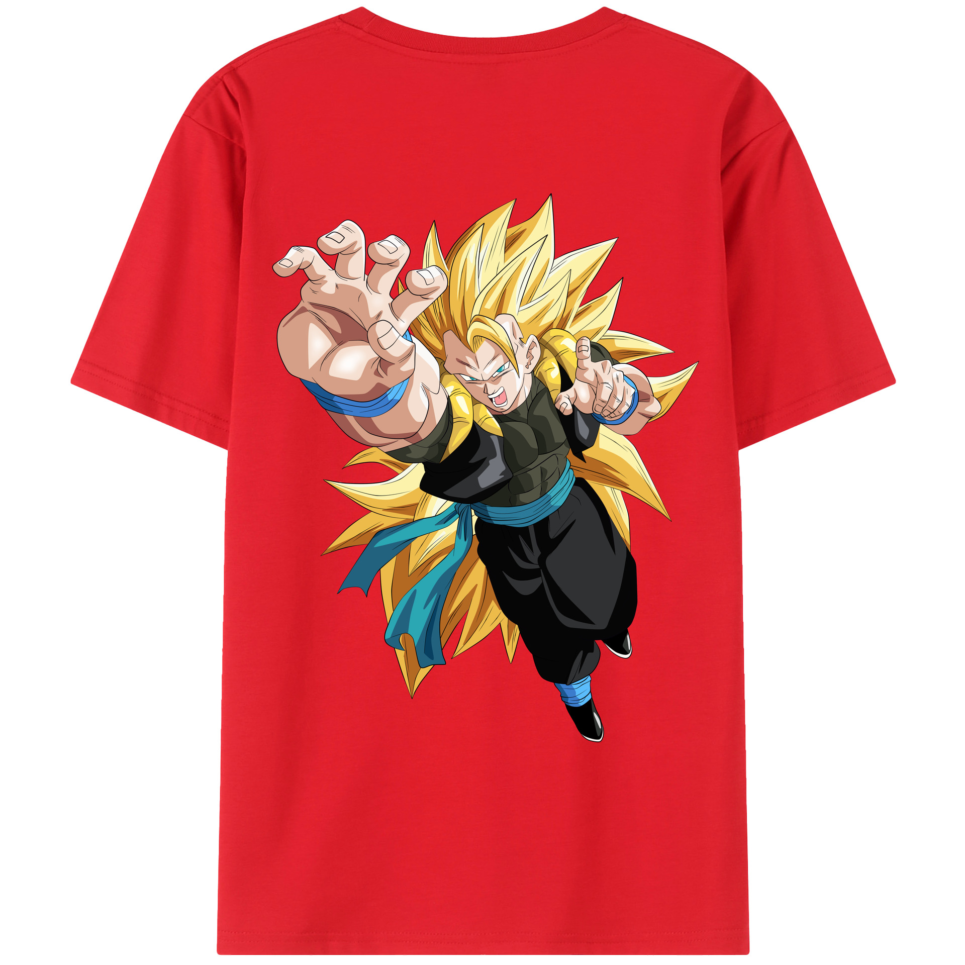 （画像用） ドラゴンボール ベジータ四世（Bejīta Yonsei）DRAGON BALL Vegeta IV レディース半袖Tシャツ(バックプリント)