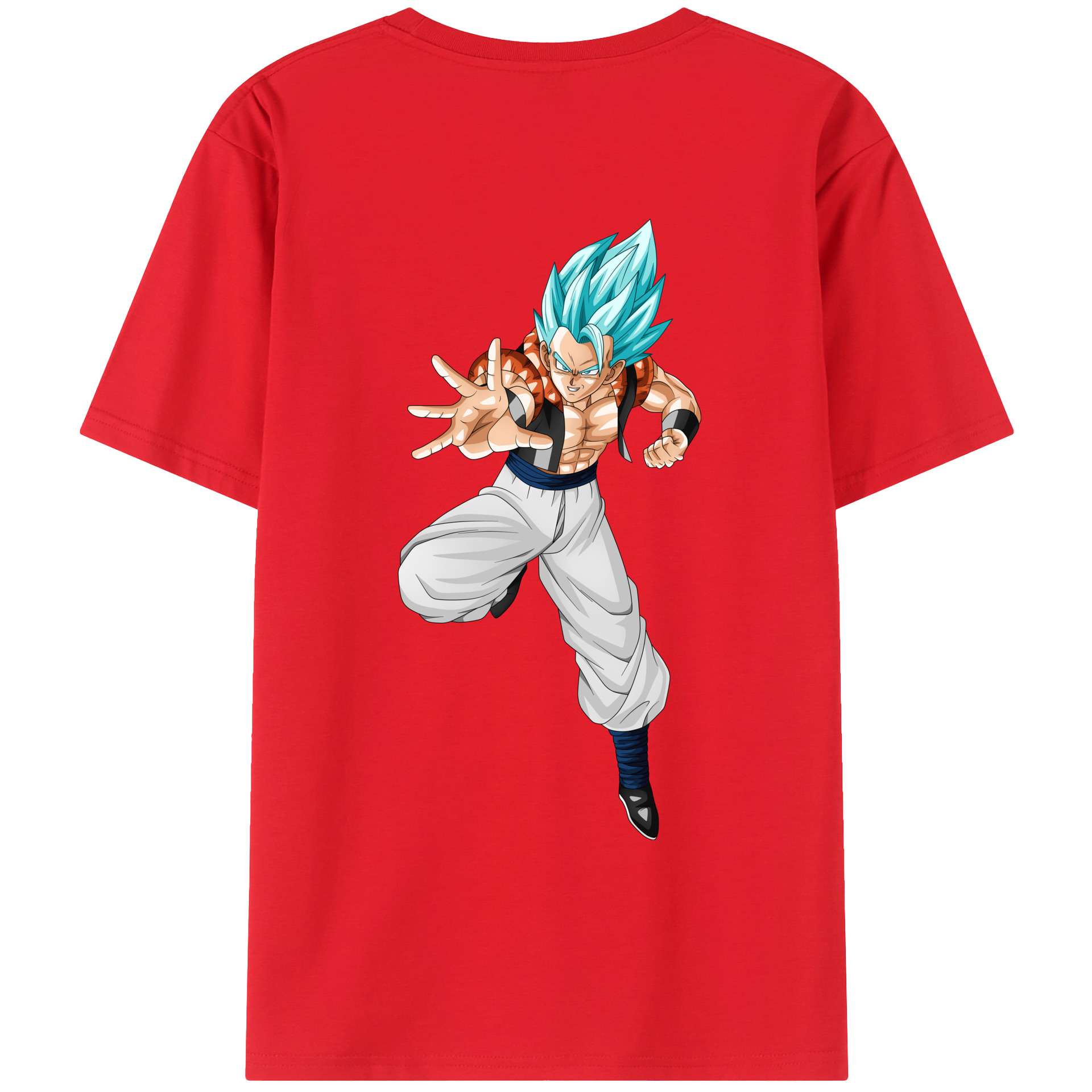 （画像用） ドラゴンボール ベジータ四世（Bejīta Yonsei）DRAGON BALL Vegeta IV レディース半袖Tシャツ(バックプリント)