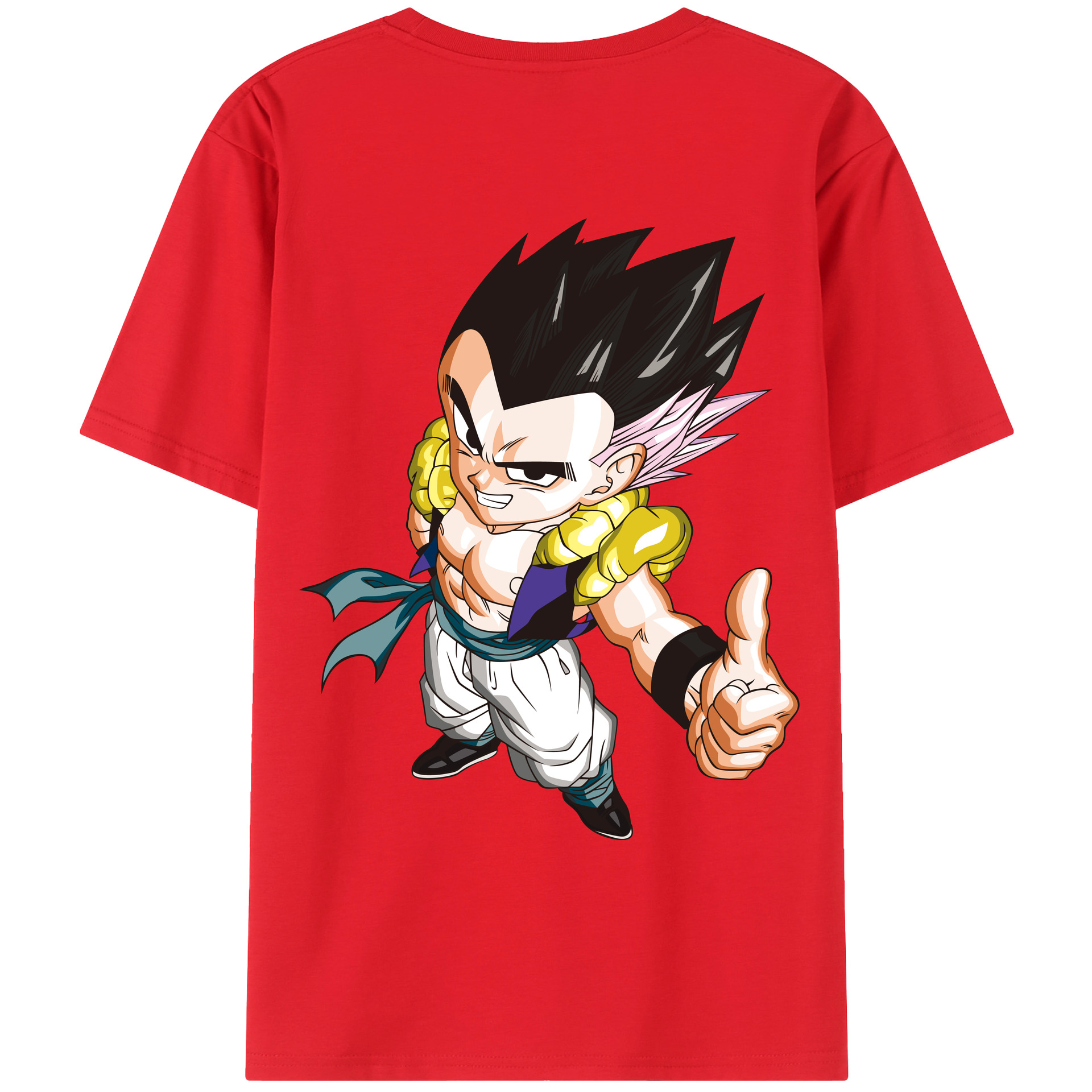 （画像用） ドラゴンボール ベジータ四世（Bejīta Yonsei）DRAGON BALL Vegeta IV レディース半袖Tシャツ(バックプリント)