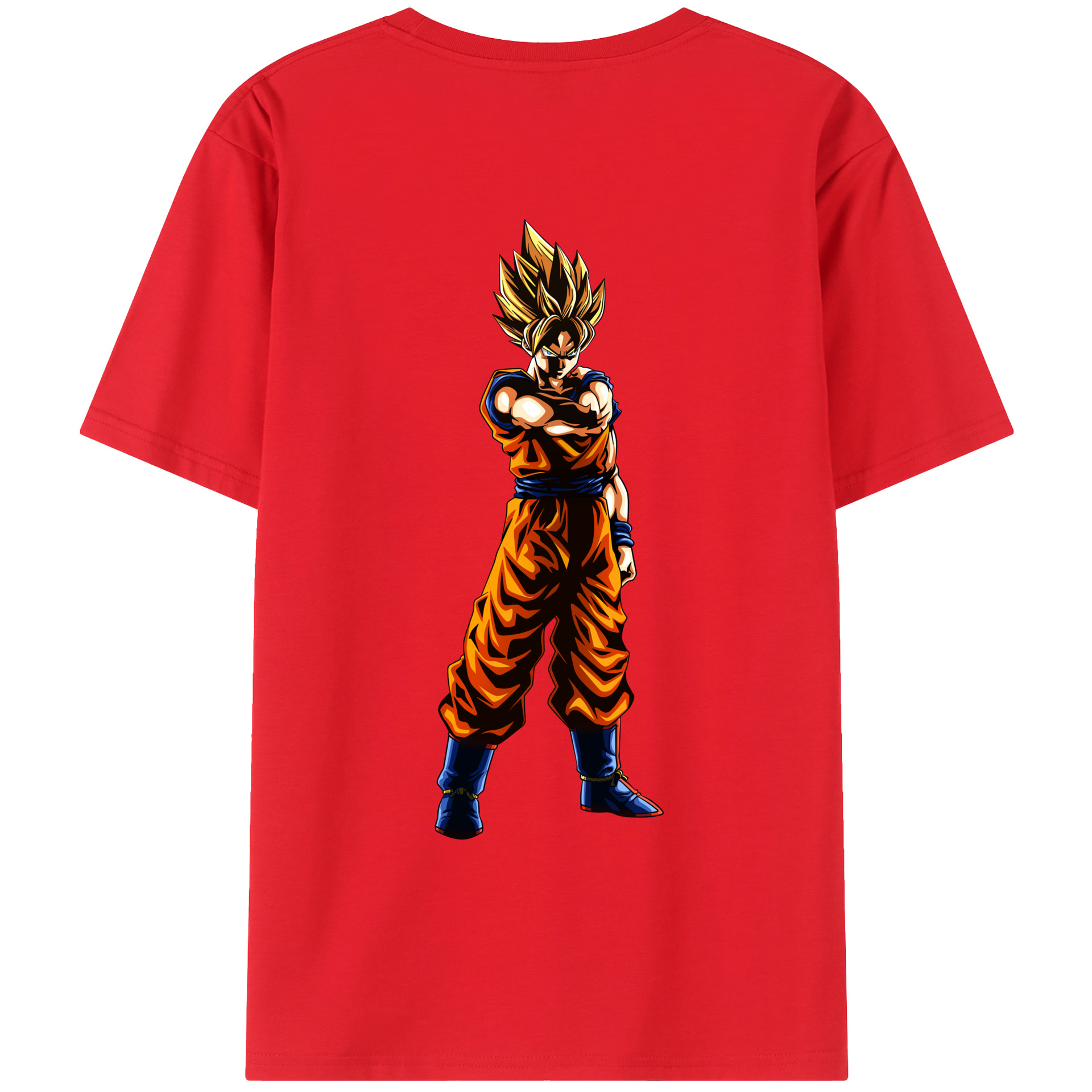 （画像用） ドラゴンボール 孫 悟飯（そんごはん）DRAGON BALL Son Gohan レディース半袖Tシャツ(バックプリント)