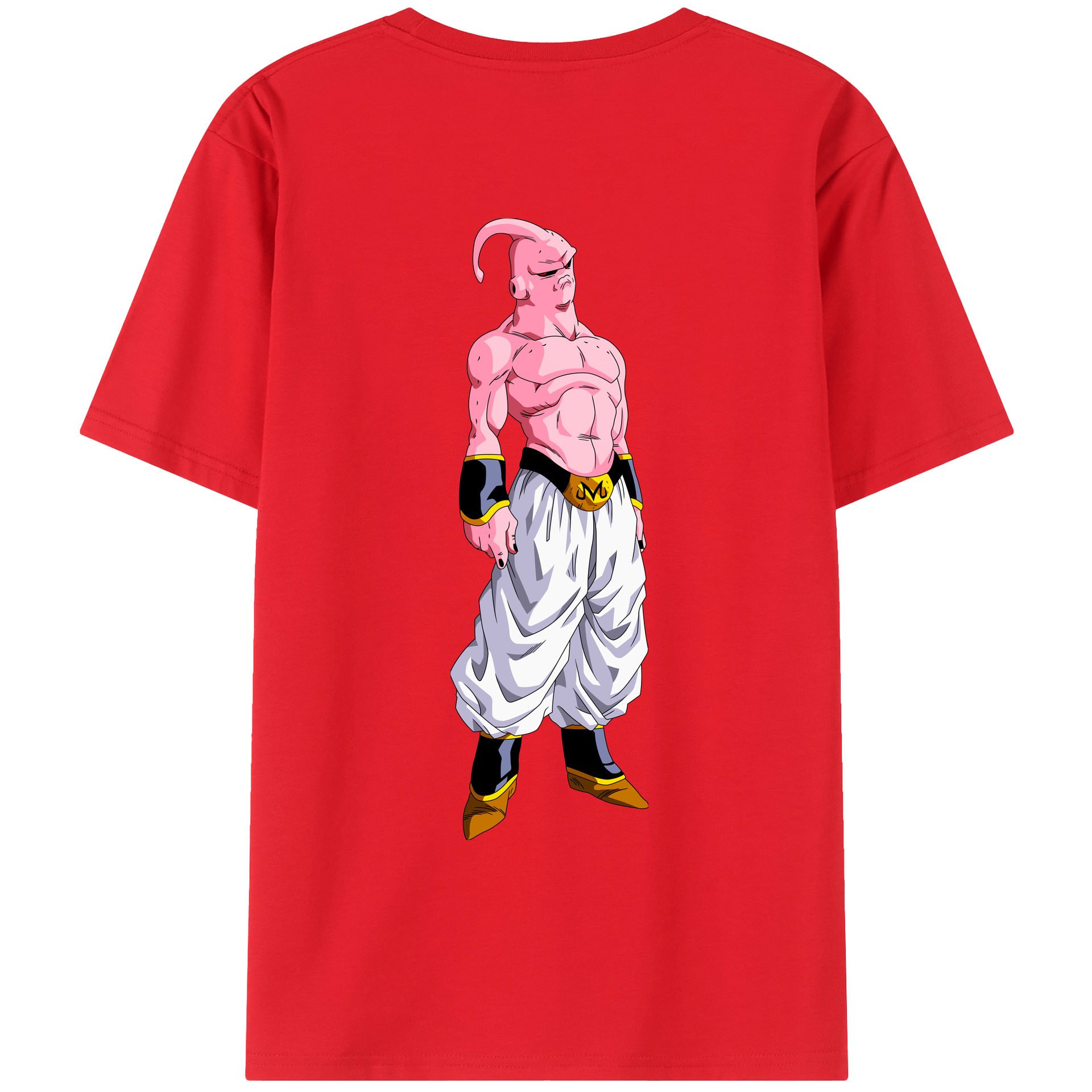 （画像用） ドラゴンボール 魔人ブウ DRAGON BALL Majin Buu レディース半袖Tシャツ(バックプリント)