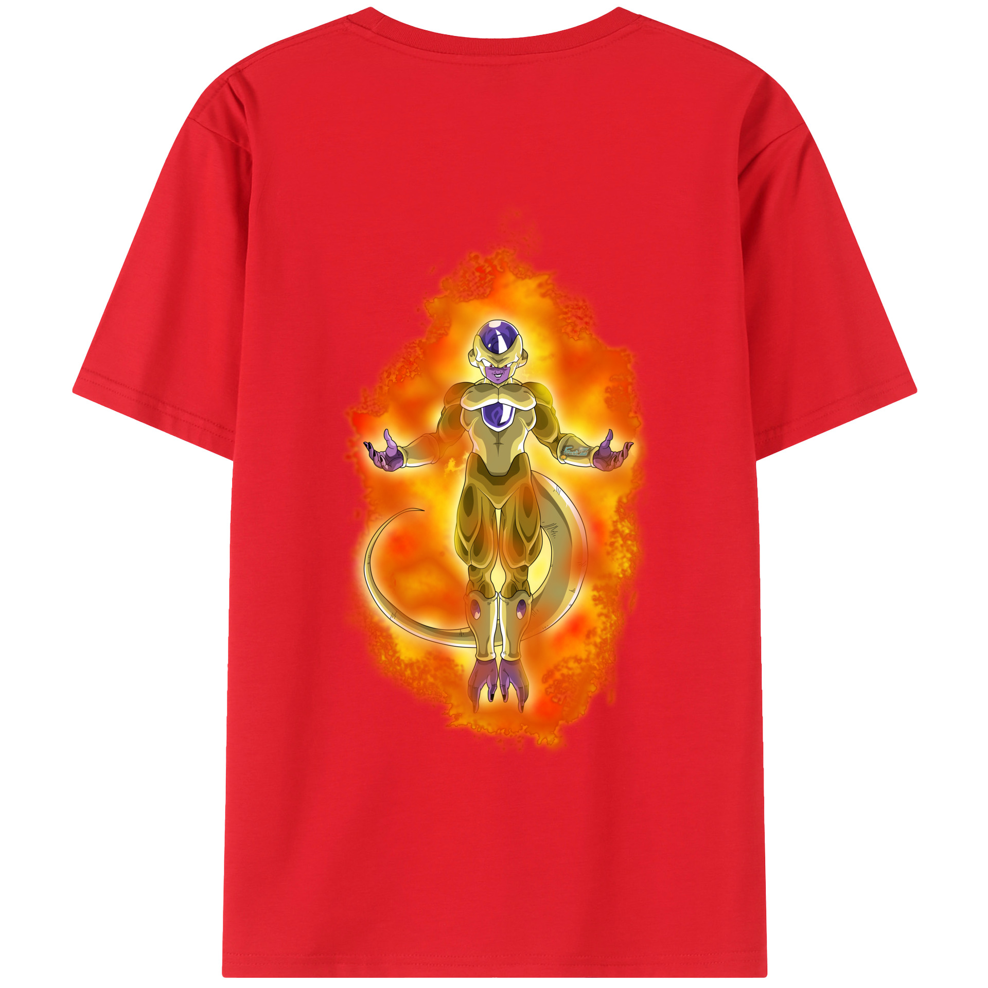 （画像用） ドラゴンボール フリーザ DRAGON BALL Frieza レディース半袖Tシャツ(バックプリント)