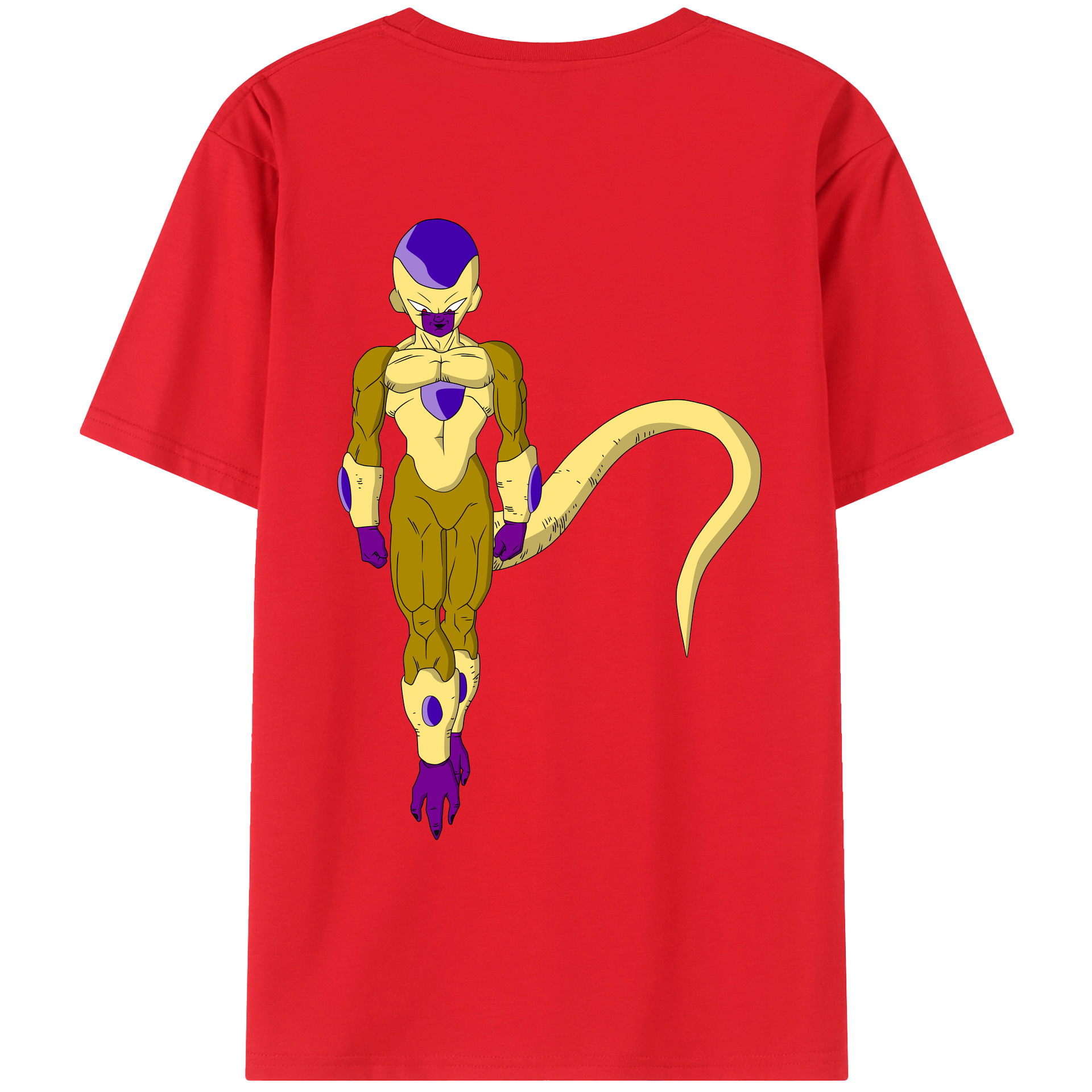 （画像用） ドラゴンボール フリーザ DRAGON BALL Frieza レディース半袖Tシャツ(バックプリント)