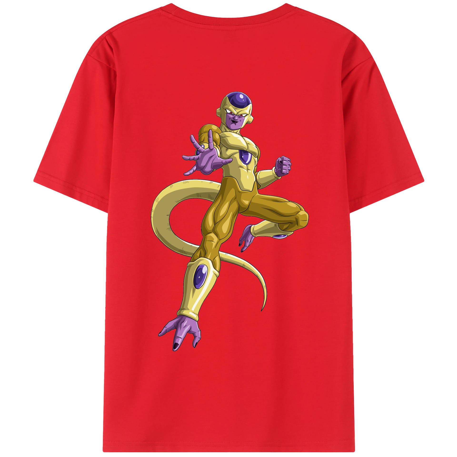 （画像用） ドラゴンボール フリーザ DRAGON BALL Frieza レディース半袖Tシャツ(バックプリント)