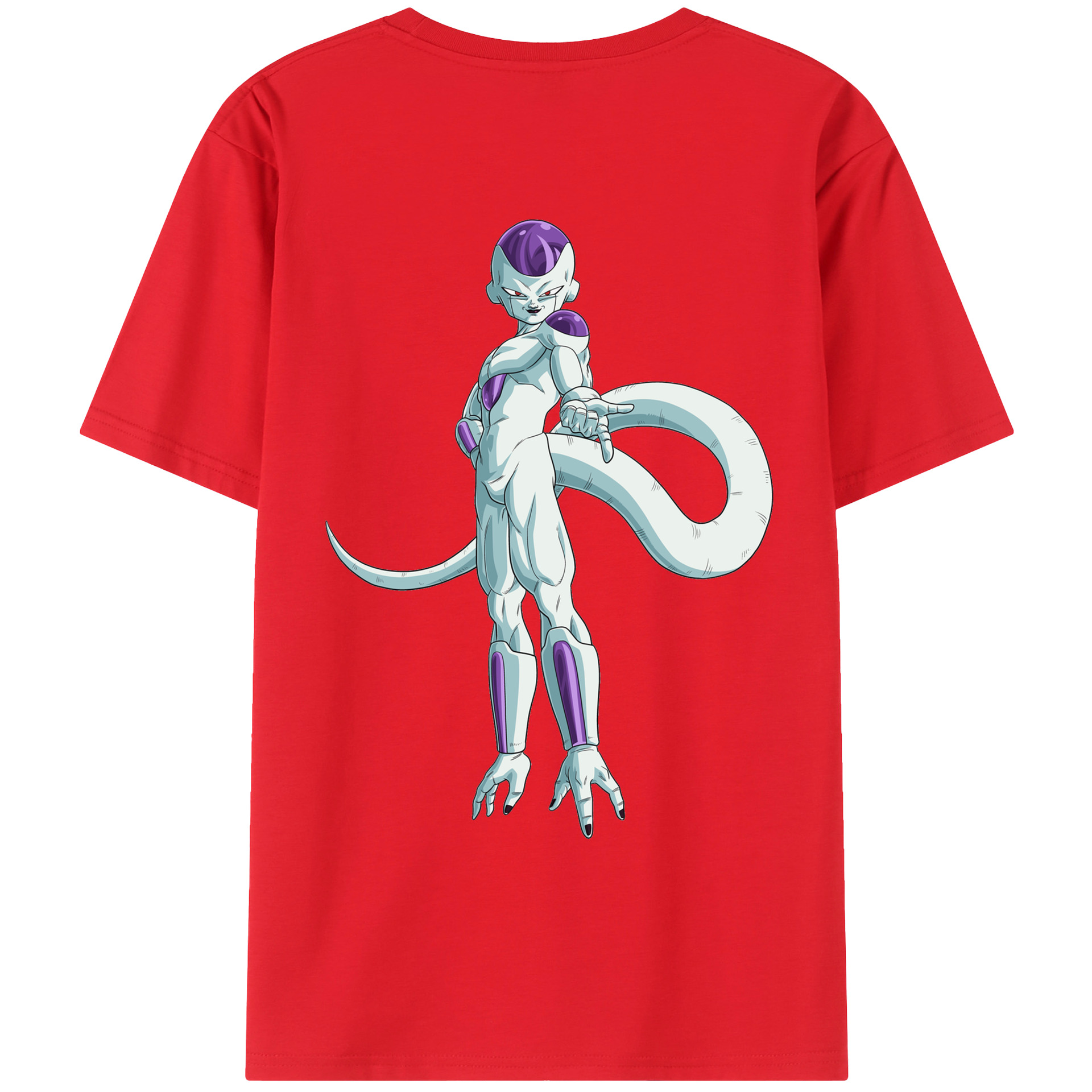 （画像用） ドラゴンボール フリーザ DRAGON BALL Frieza レディース半袖Tシャツ(バックプリント)