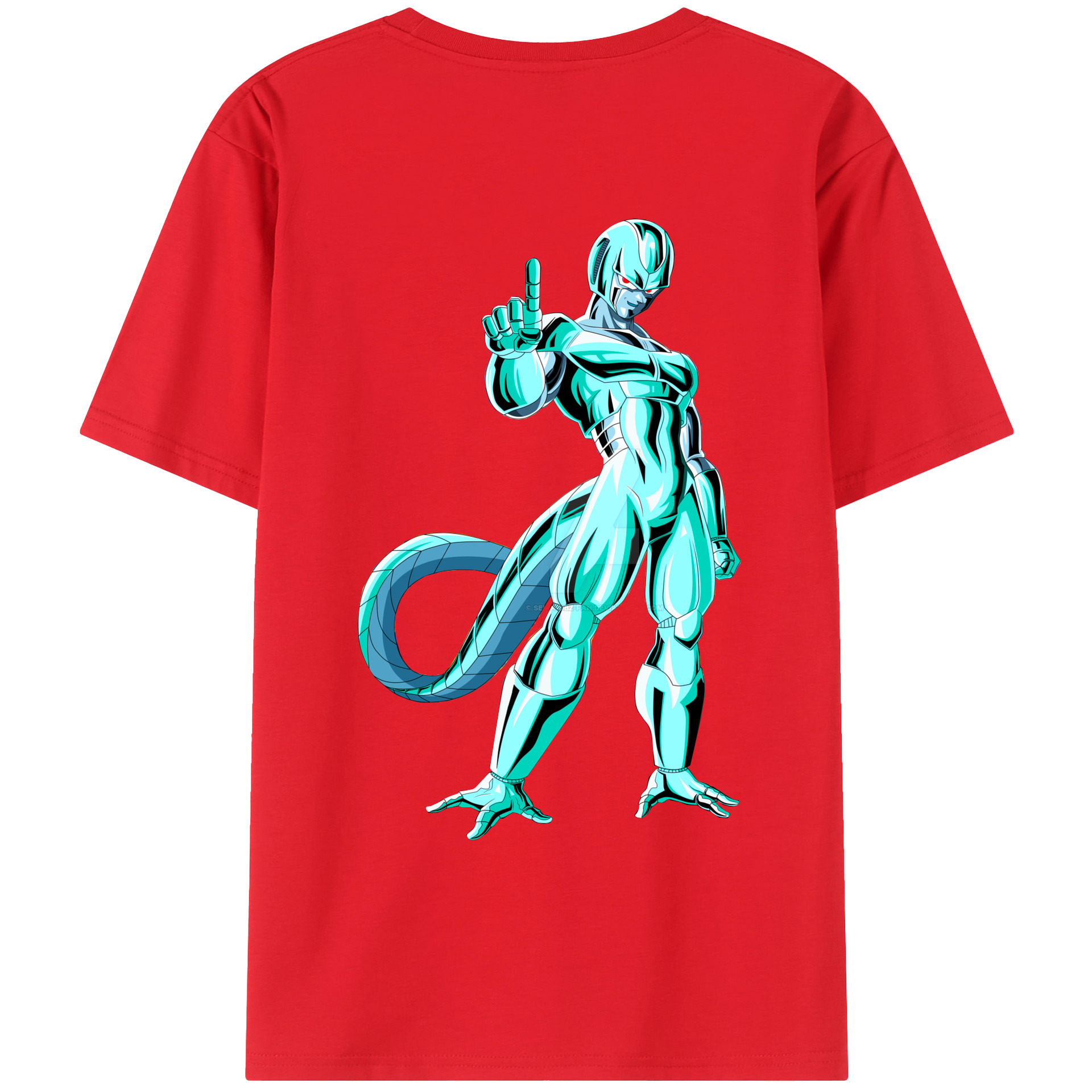 （画像用） ドラゴンボール クウラ DRAGON BALL Cooler Coora レディース半袖Tシャツ(バックプリント)