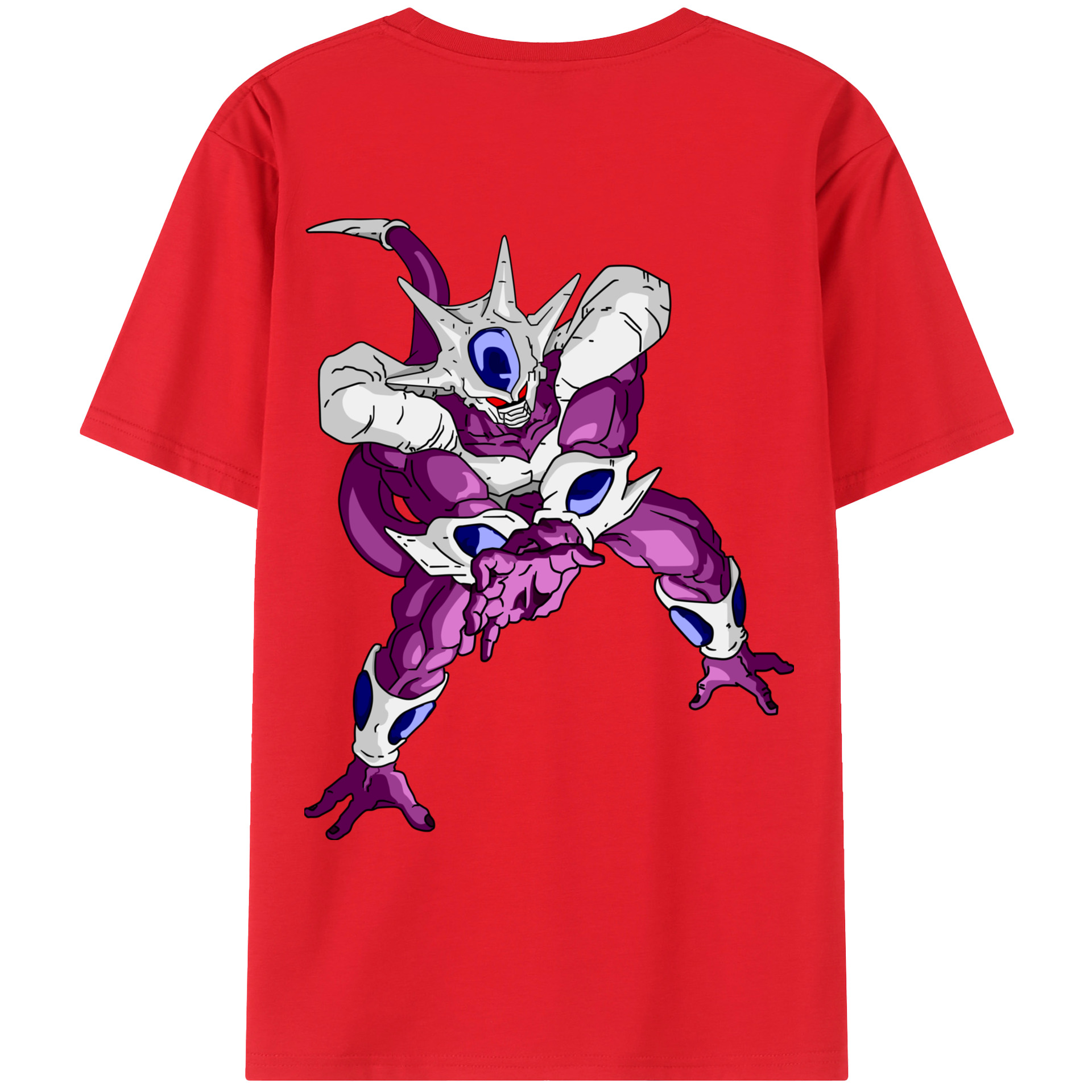 （画像用） ドラゴンボール クウラ DRAGON BALL Cooler Coora レディース半袖Tシャツ(バックプリント)