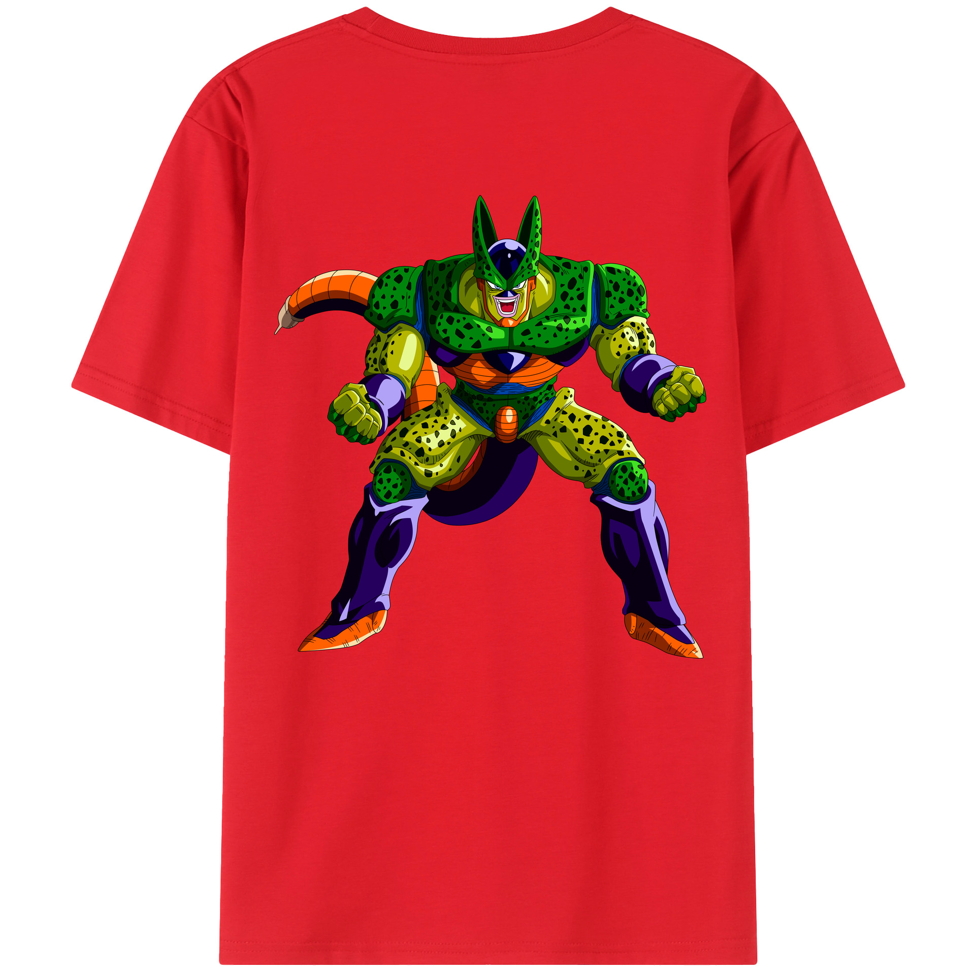 （画像用） ドラゴンボール セル DRAGON BALL Cell レディース半袖Tシャツ(バックプリント)