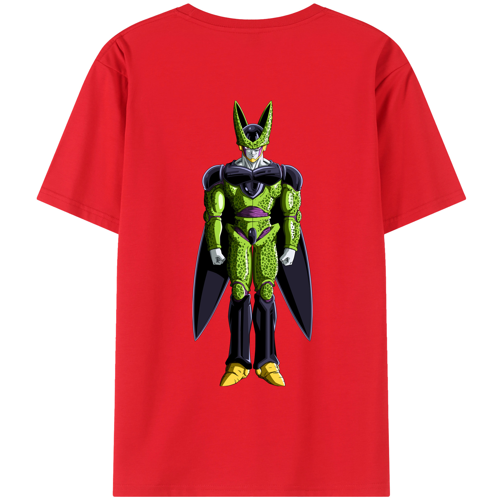 （画像用） ドラゴンボール セル DRAGON BALL Cell レディース半袖Tシャツ(バックプリント)
