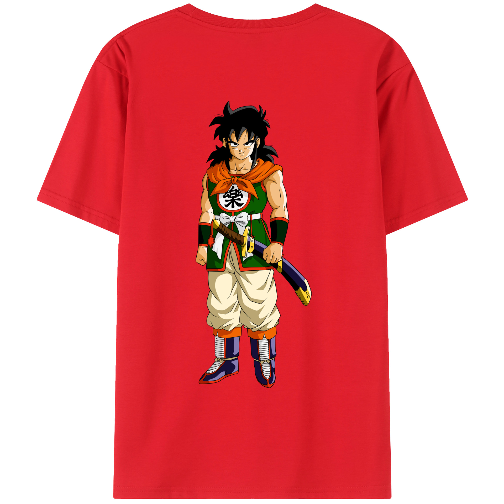 （画像用） ドラゴンボール ヤムチャ DRAGON BALL Yamcha レディース半袖Tシャツ(バックプリント)