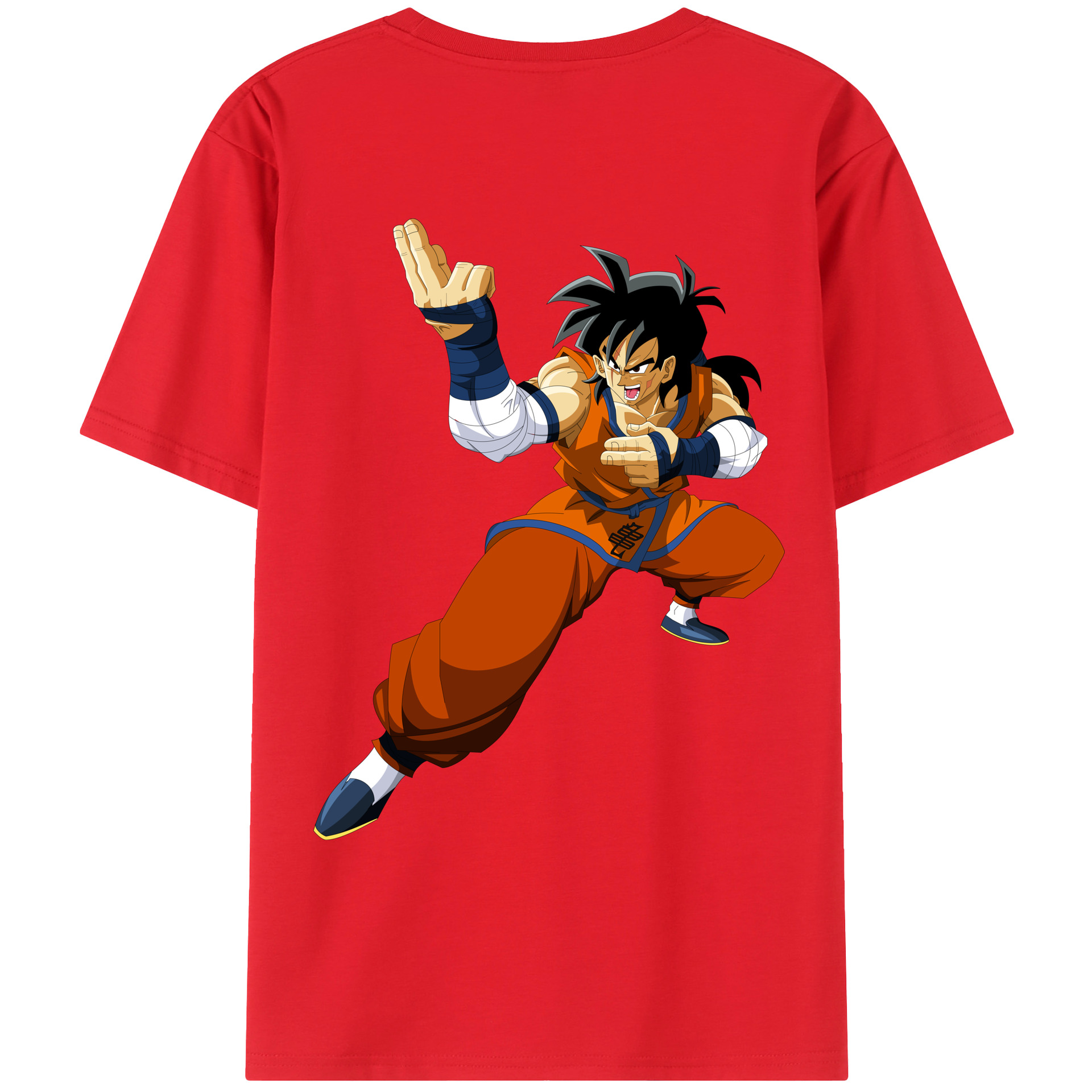 （画像用） ドラゴンボール ヤムチャ DRAGON BALL Yamcha レディース半袖Tシャツ(バックプリント)
