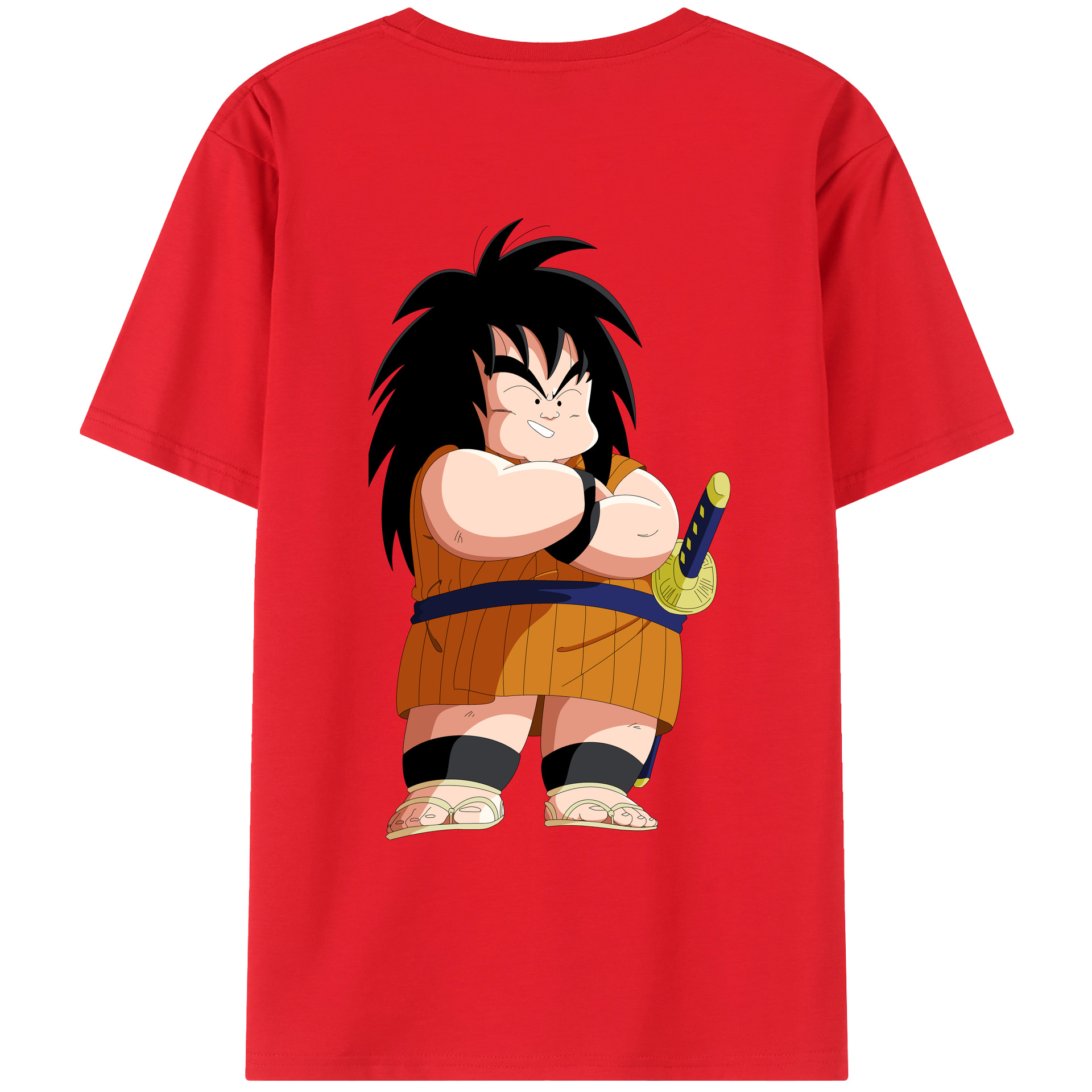 （画像用） ドラゴンボール やじろべえ DRAGON BALL Yajirobe レディース半袖Tシャツ(バックプリント)