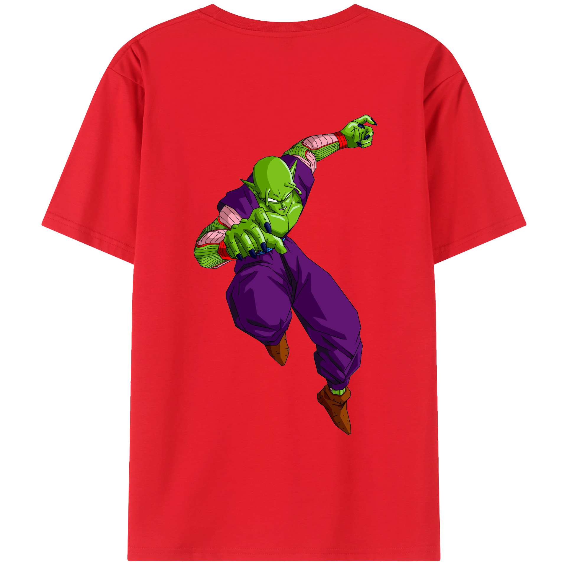 （画像用） ドラゴンボール ピッコロ DRAGON BALL Piccolo レディース半袖Tシャツ(バックプリント)