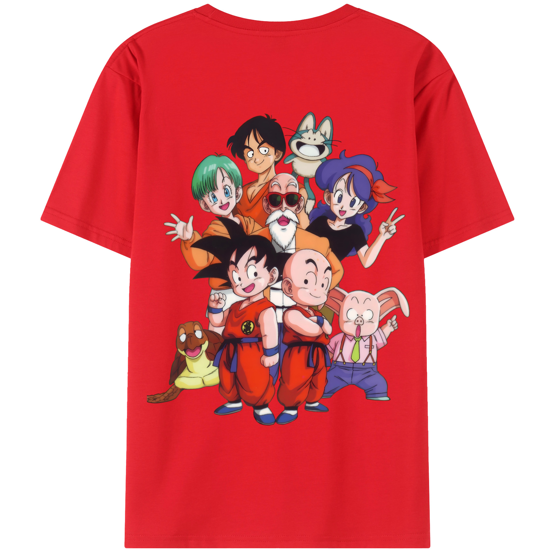 （画像用） ドラゴンボール DRAGON BALL レディース半袖Tシャツ(バックプリント)