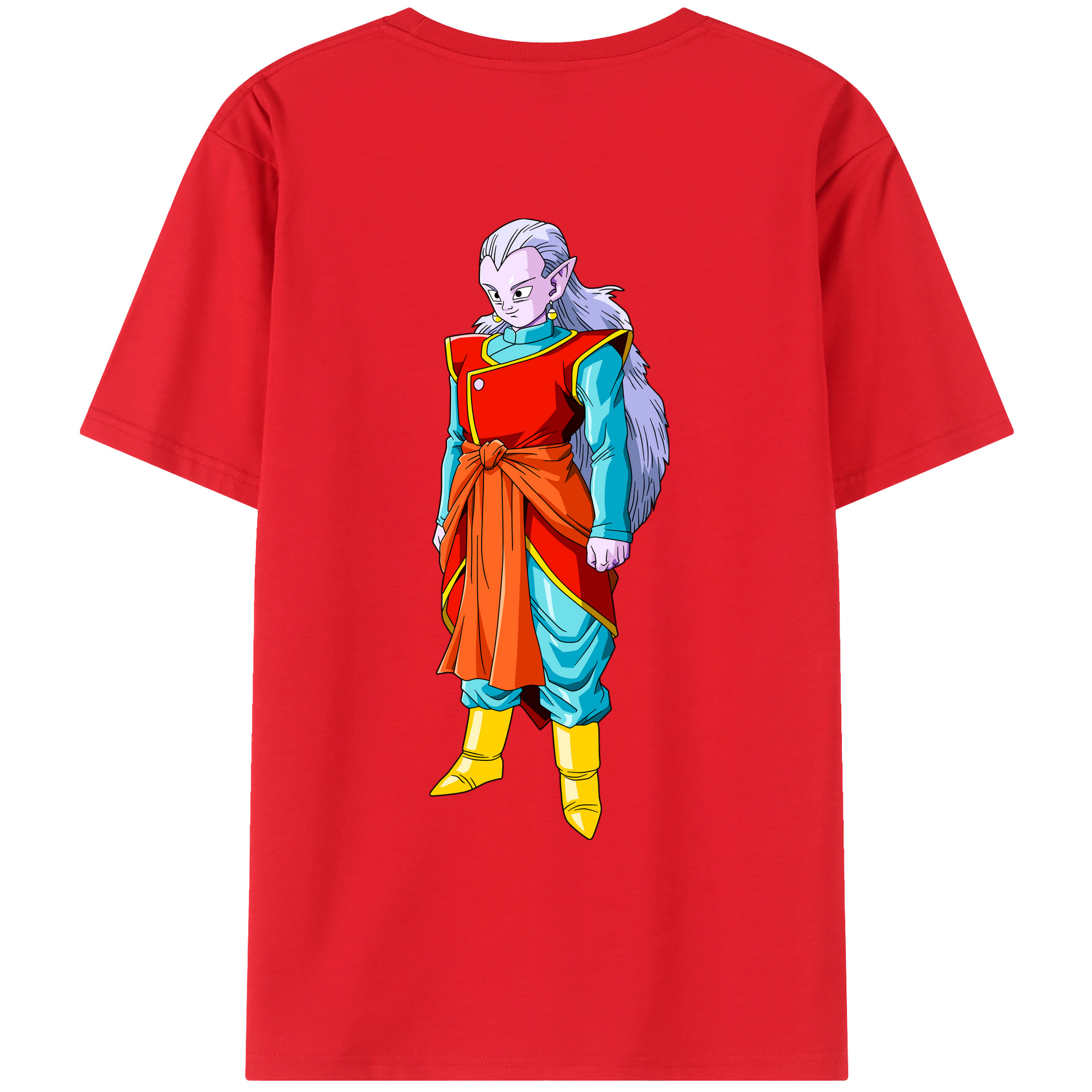 （画像用） ドラゴンボール DRAGON BALL レディース半袖Tシャツ(バックプリント)