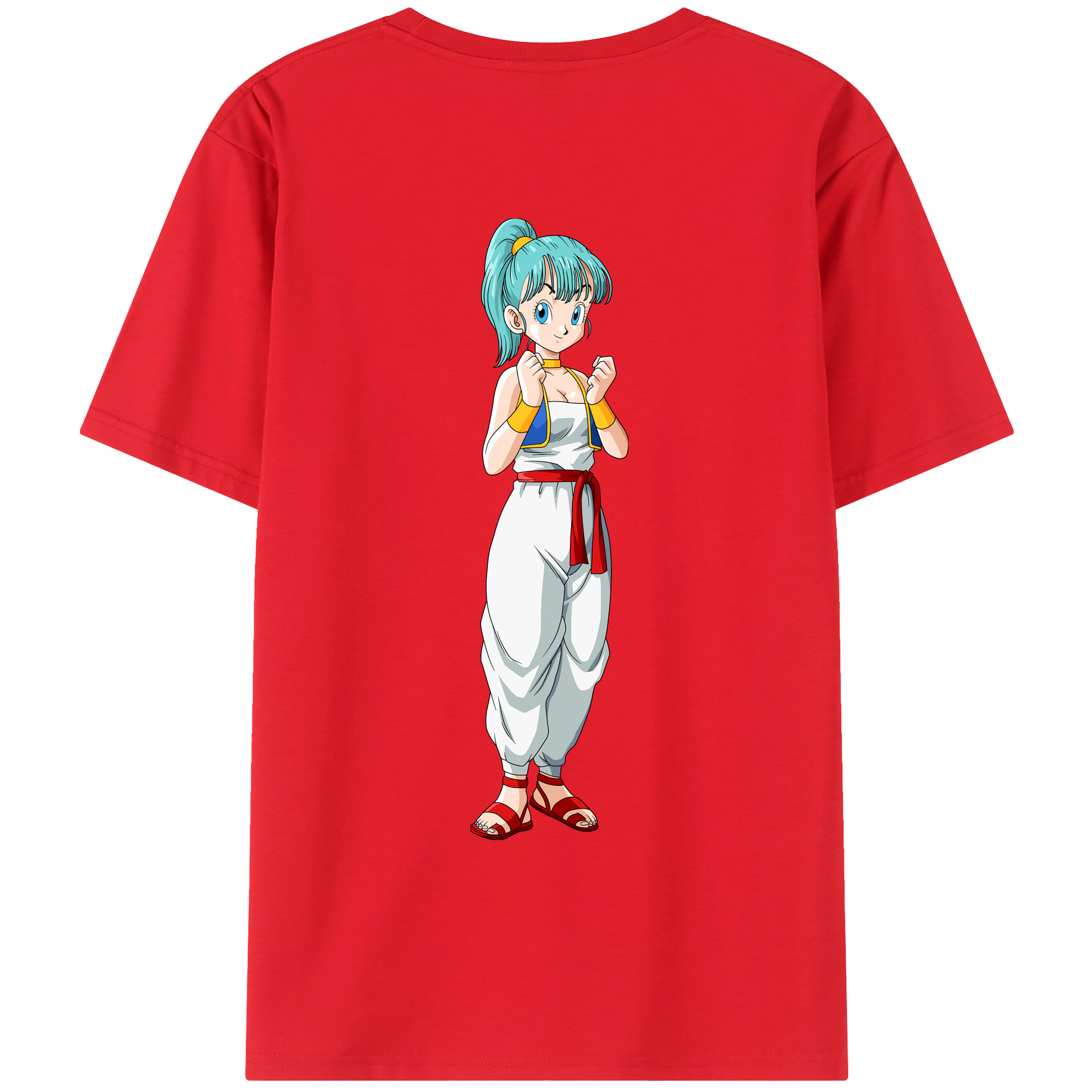 （画像用） ドラゴンボール DRAGON BALL レディース半袖Tシャツ(バックプリント)