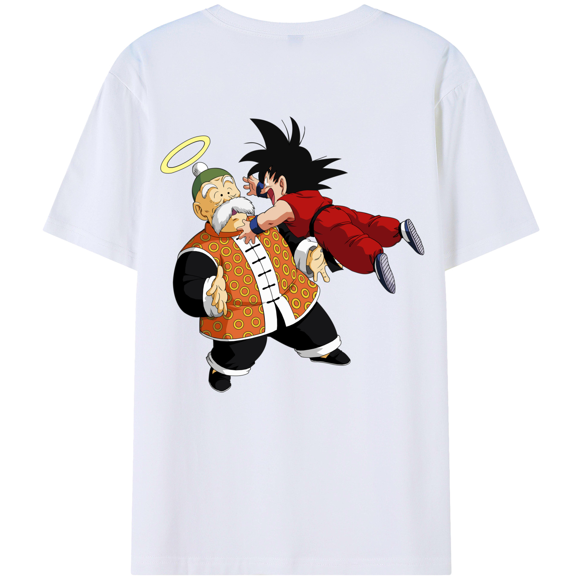 （画像用） ドラゴンボール 孫悟空（そん ごくう）Son Goku カカロット DRAGON BALL Kakarotto レディース半袖Tシャツ(バックプリント)