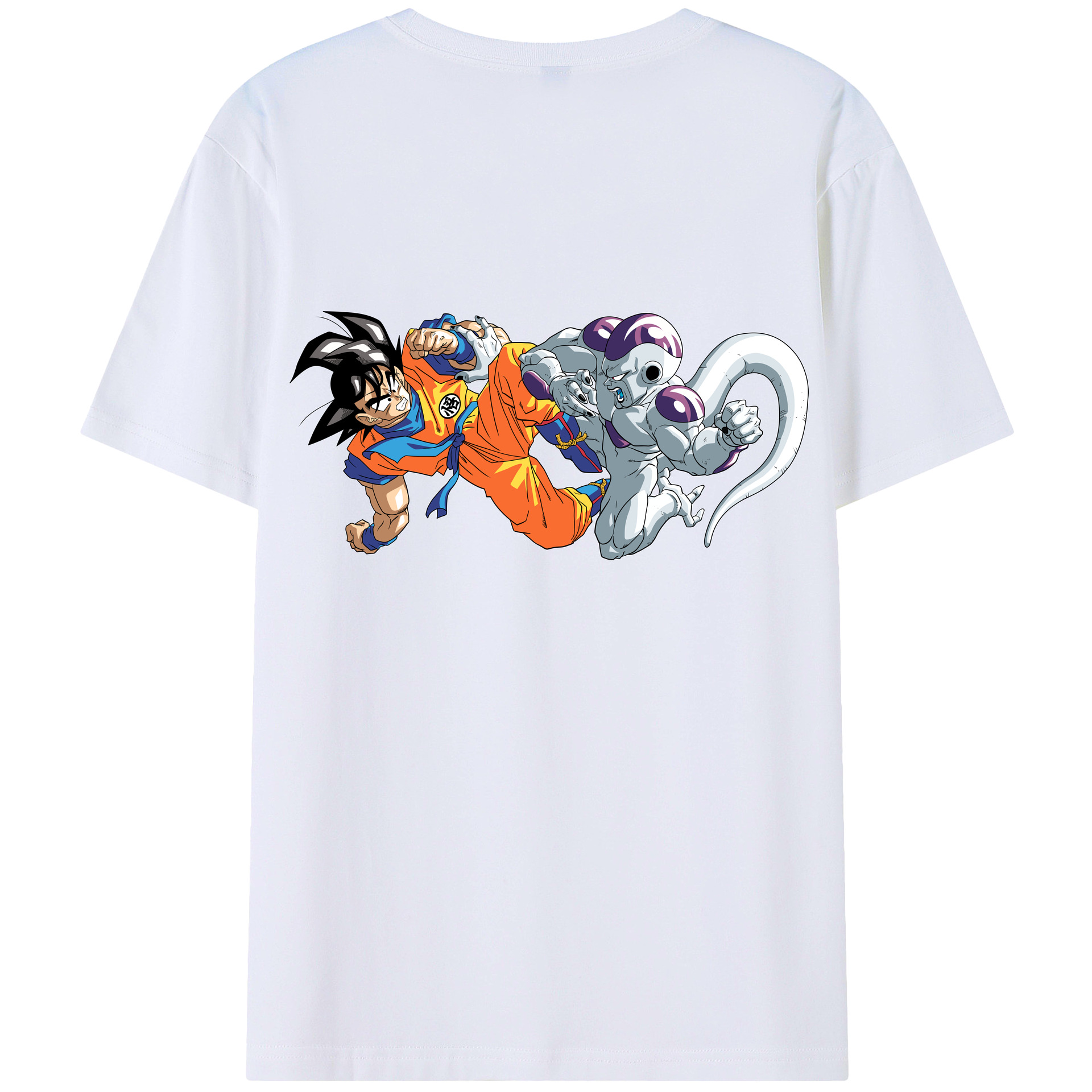 （画像用） ドラゴンボール 孫悟空（そん ごくう）Son Goku カカロット DRAGON BALL Kakarotto レディース半袖Tシャツ(バックプリント)