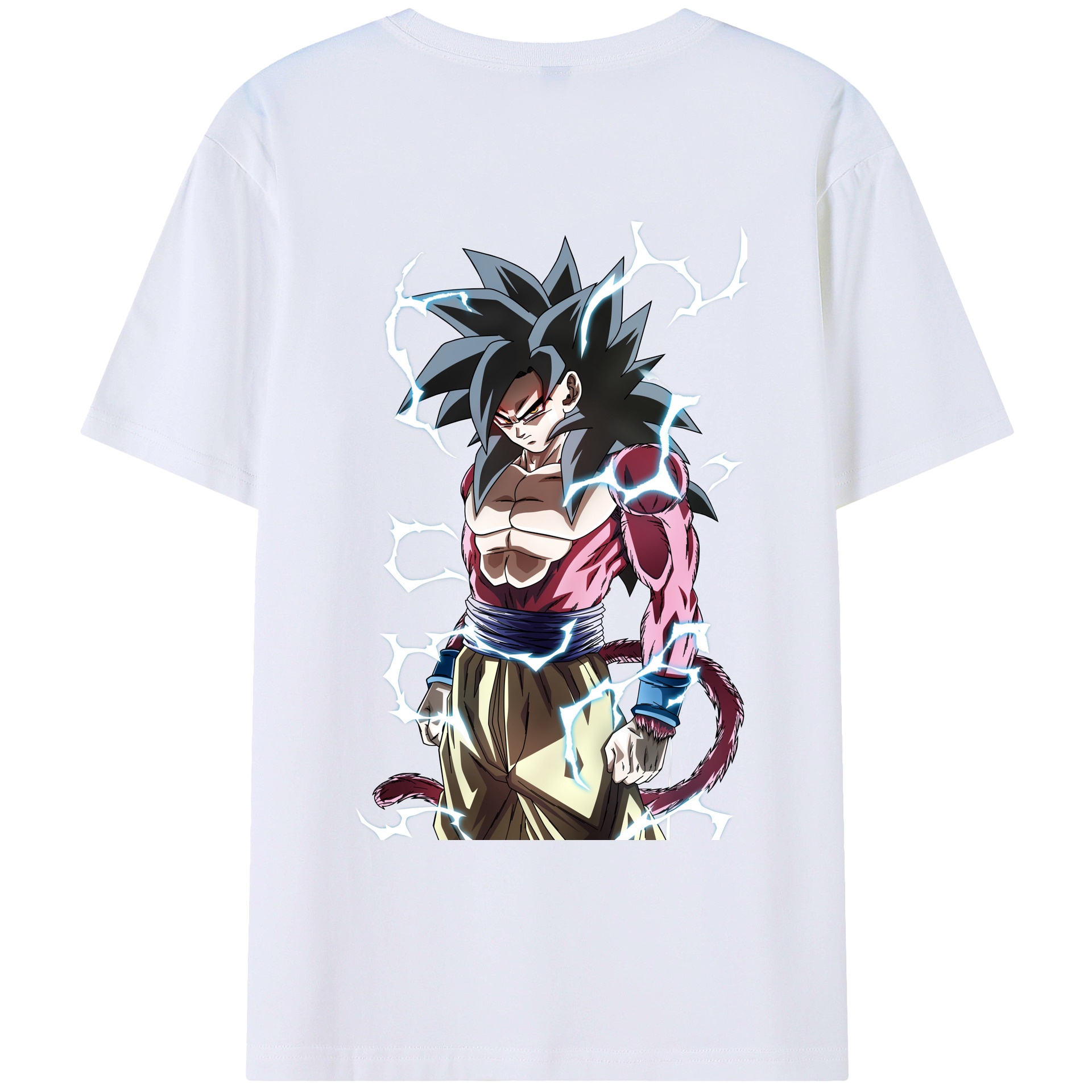 （画像用） ドラゴンボール 孫悟空（そん ごくう）Son Goku カカロット DRAGON BALL Kakarotto レディース半袖Tシャツ(バックプリント)
