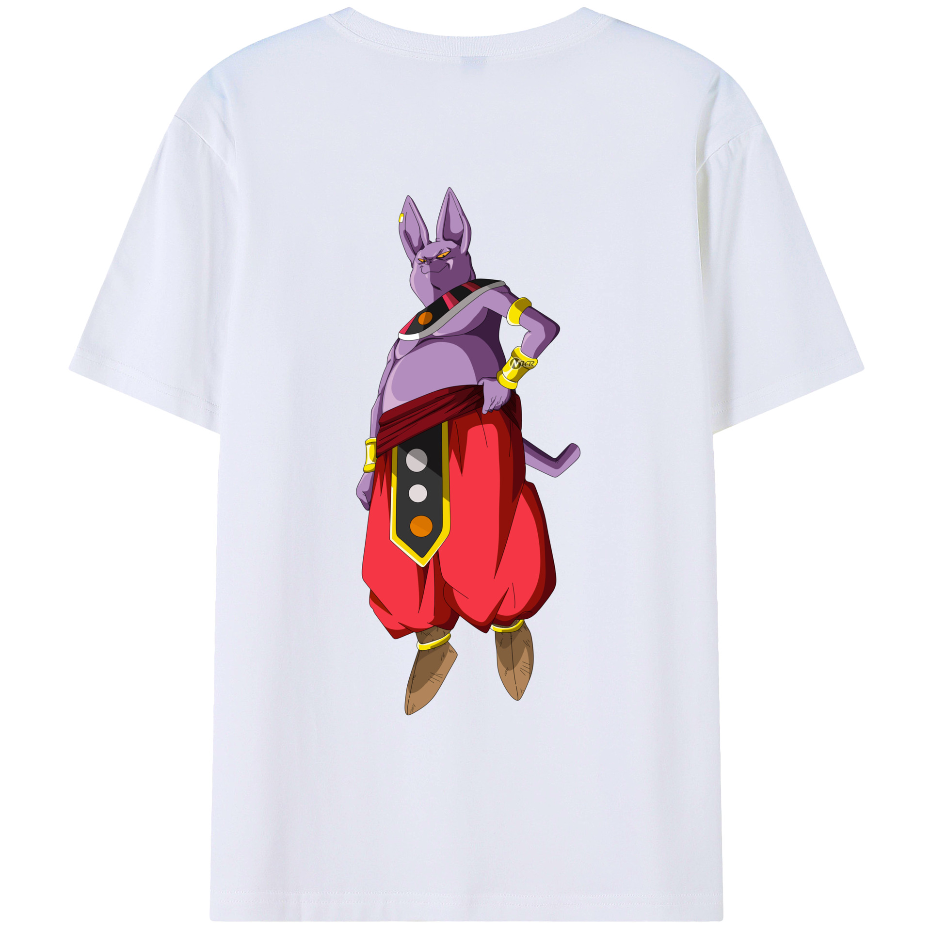 （画像用） ドラゴンボール シャンパ DRAGON BALL Champa レディース半袖Tシャツ(バックプリント)