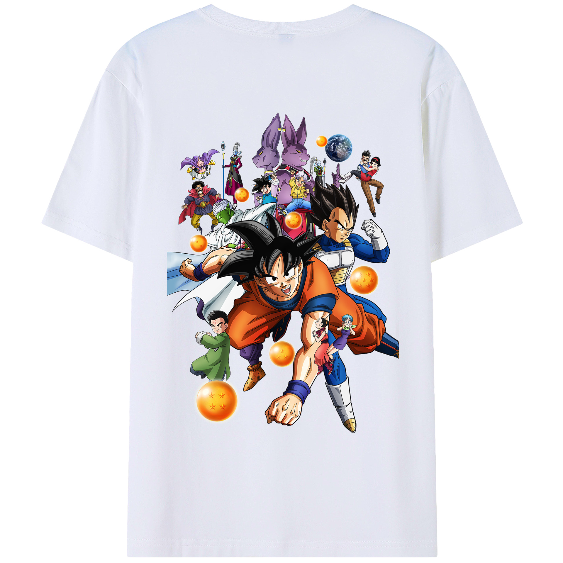 （画像用） ドラゴンボール DRAGON BALL レディース半袖Tシャツ(バックプリント)