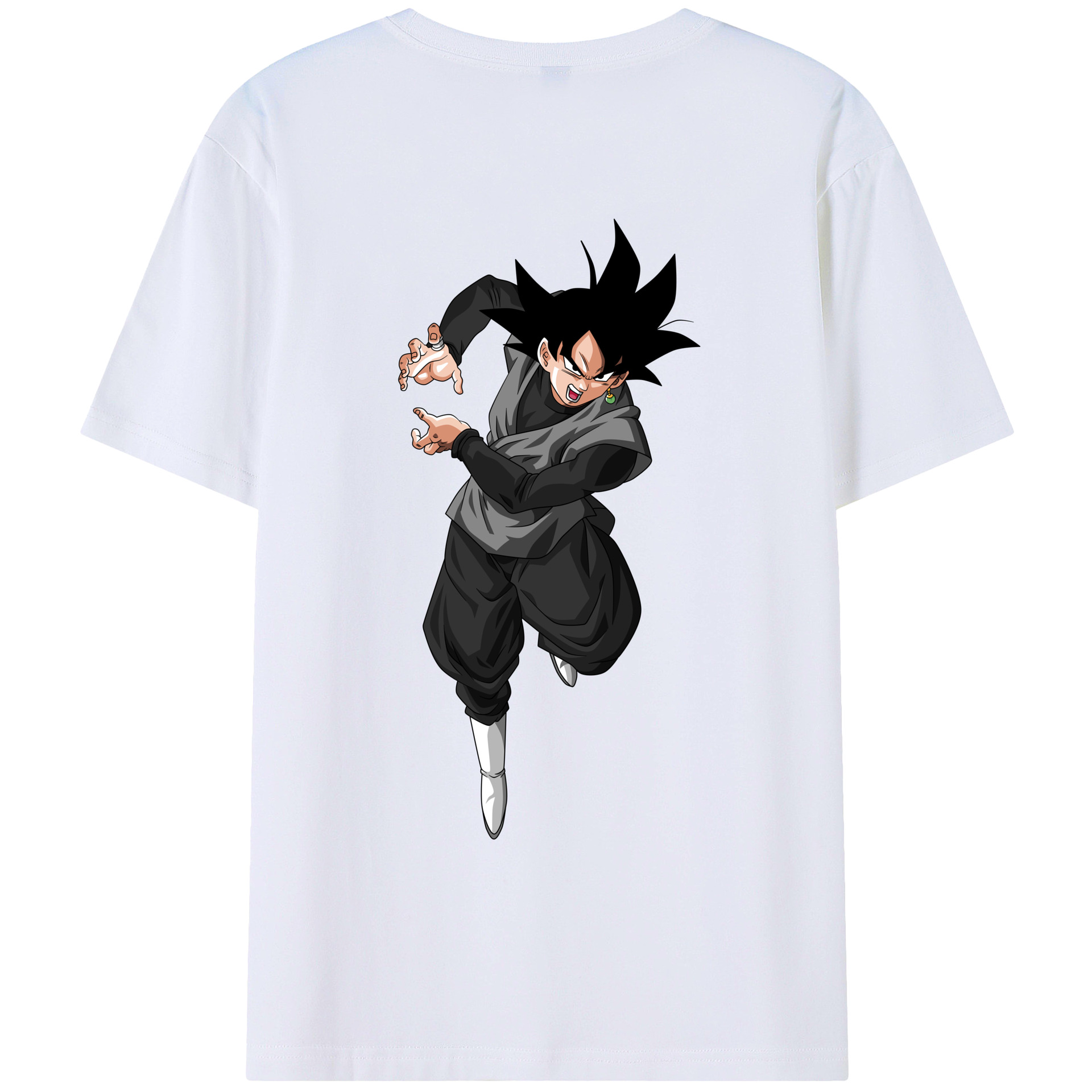 （画像用） ドラゴンボール ベジータ四世（Bejīta Yonsei）DRAGON BALL Vegeta IV レディース半袖Tシャツ(バックプリント)