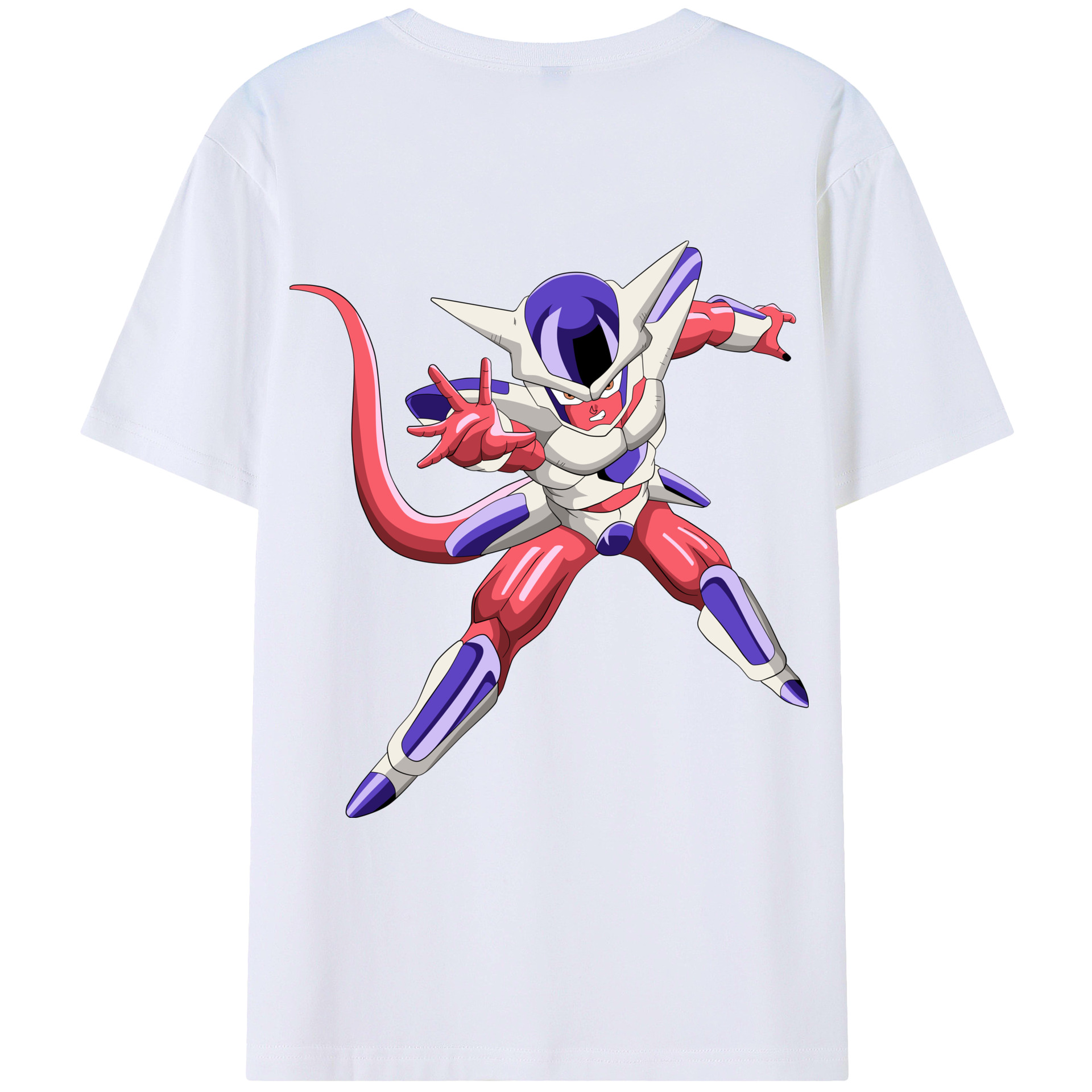 （画像用） ドラゴンボール フリーザ DRAGON BALL Frieza レディース半袖Tシャツ(バックプリント)