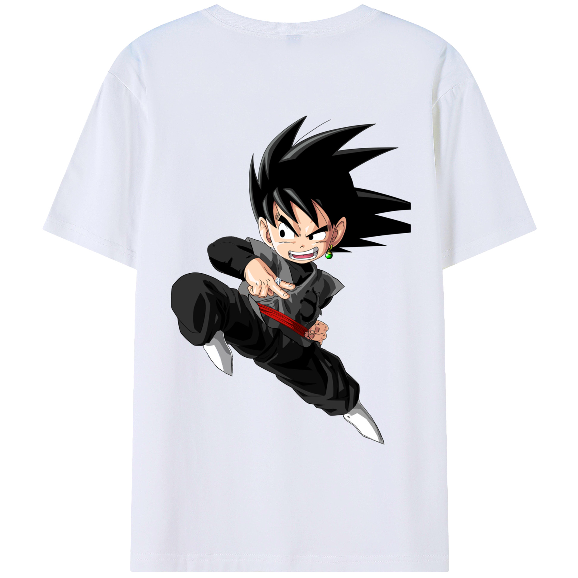 （画像用） ドラゴンボール 孫悟空（そん ごくう）Son Goku カカロット DRAGON BALL Kakarotto レディース半袖Tシャツ(バックプリント)