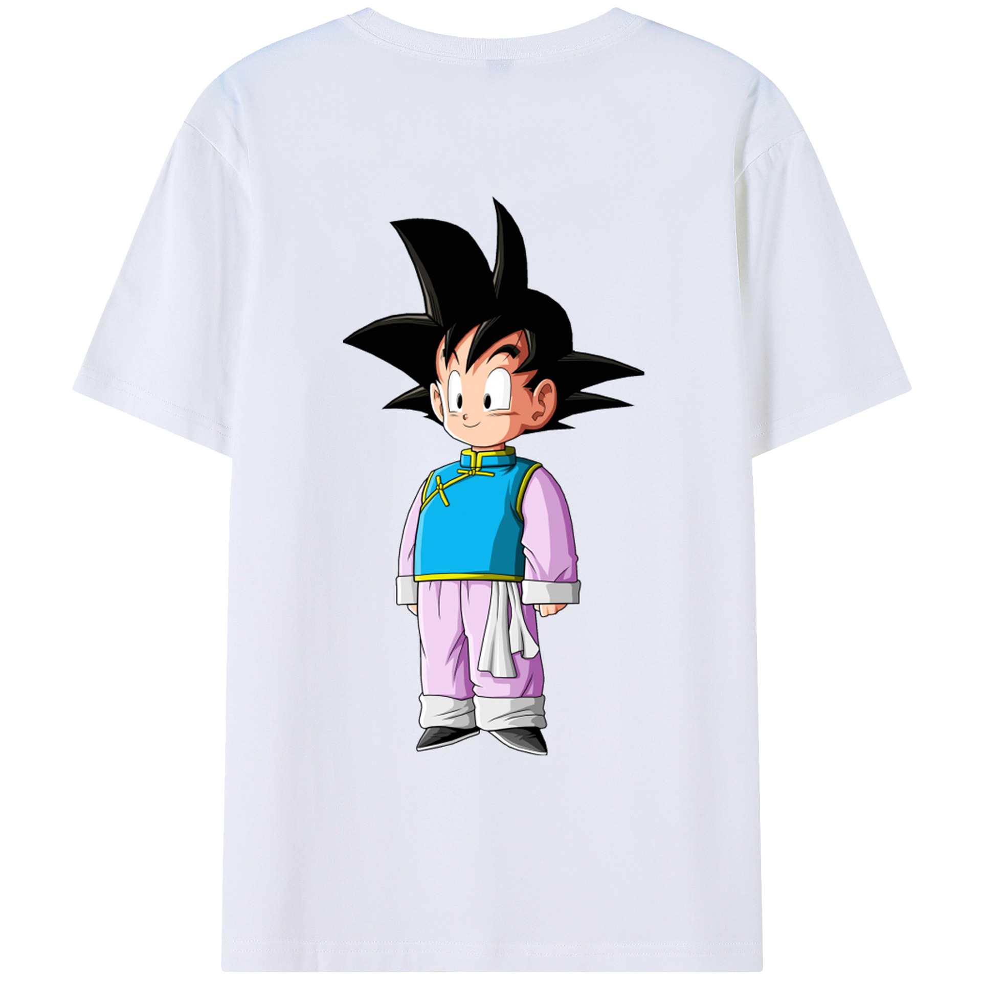 （画像用） ドラゴンボール 孫悟空（そん ごくう）Son Goku カカロット DRAGON BALL Kakarotto レディース半袖Tシャツ(バックプリント)