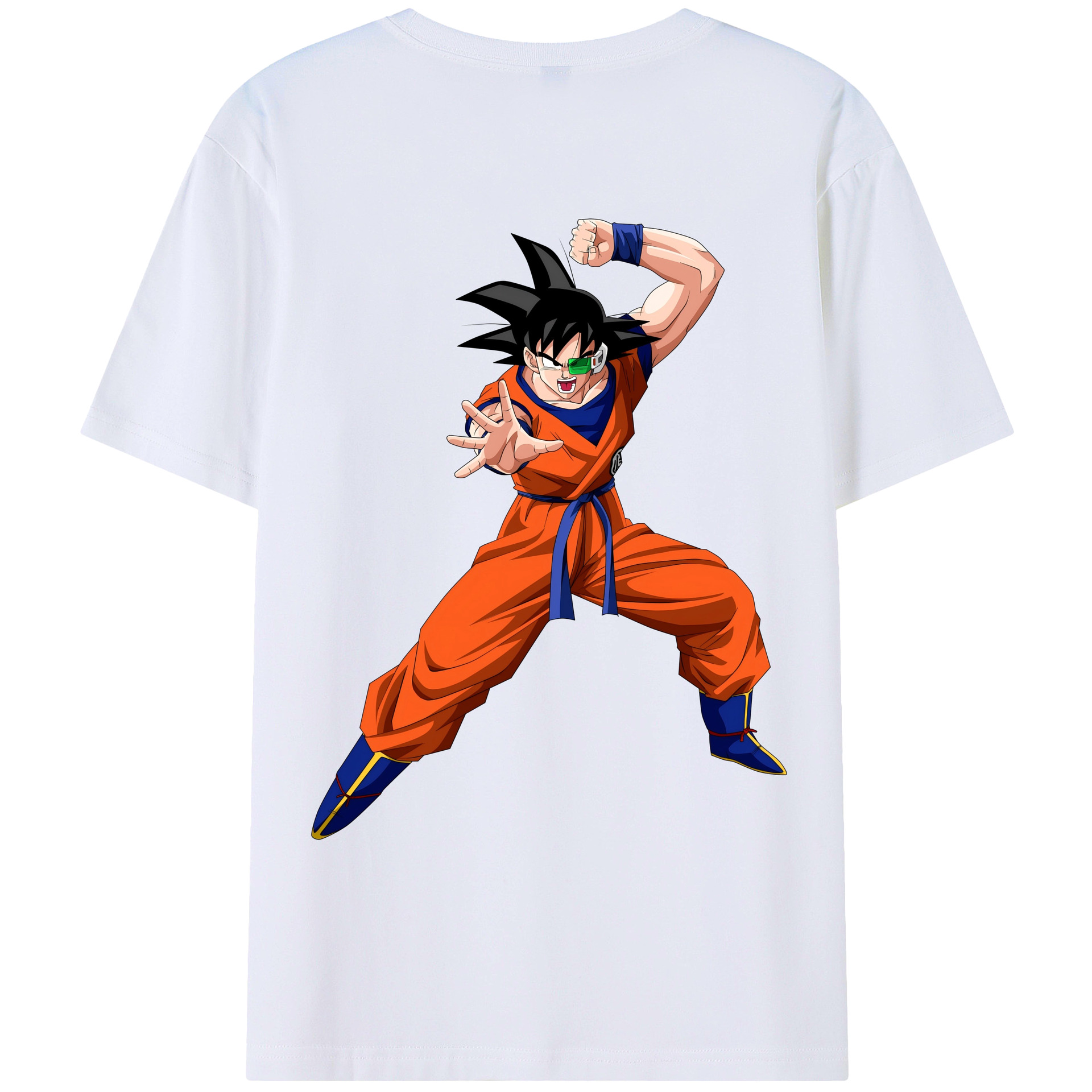 （画像用） ドラゴンボール 孫悟空（そん ごくう）Son Goku カカロット DRAGON BALL Kakarotto レディース半袖Tシャツ(バックプリント)