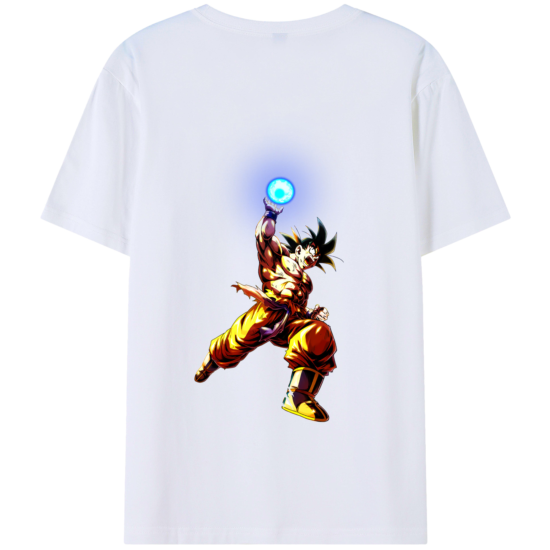 （画像用） ドラゴンボール 孫悟空（そん ごくう）Son Goku カカロット DRAGON BALL Kakarotto レディース半袖Tシャツ(バックプリント)