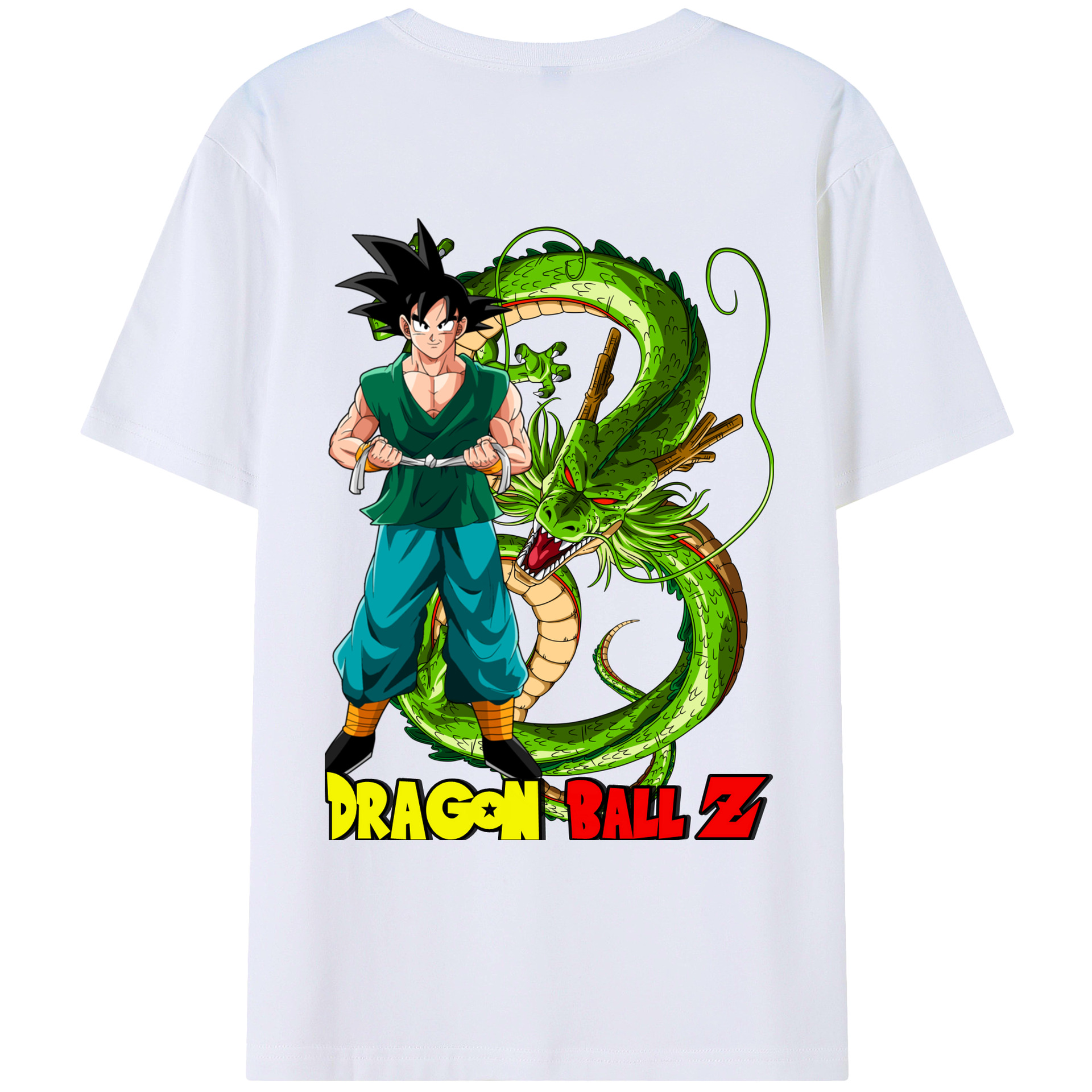 （画像用） ドラゴンボール 孫悟空（そん ごくう）Son Goku カカロット DRAGON BALL Kakarotto レディース半袖Tシャツ(バックプリント)