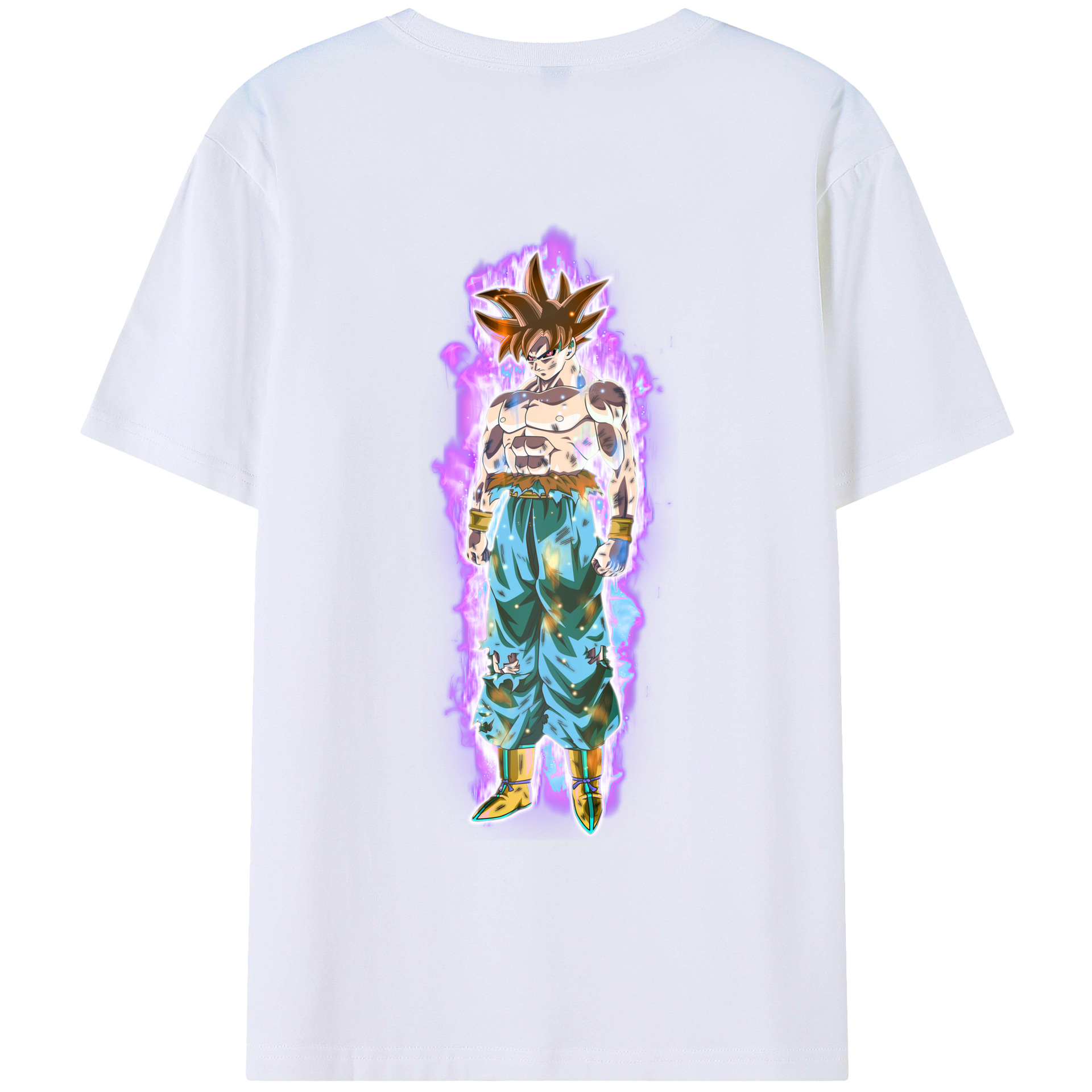 （画像用） ドラゴンボール 孫悟空（そん ごくう）Son Goku カカロット DRAGON BALL Kakarotto レディース半袖Tシャツ(バックプリント)