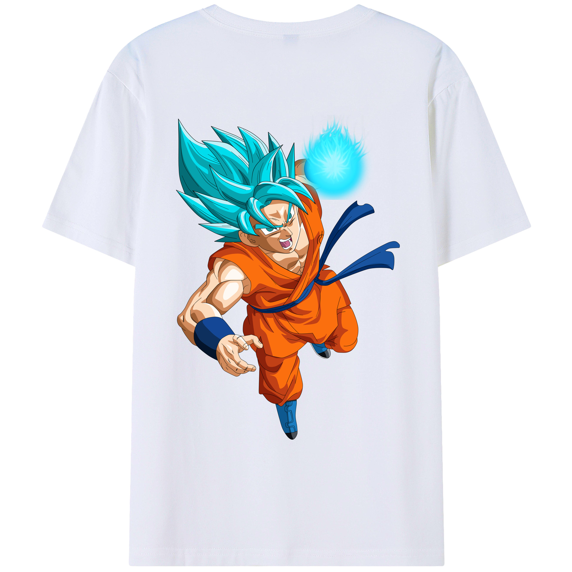 （画像用） ドラゴンボール 孫悟空（そん ごくう）Son Goku カカロット DRAGON BALL Kakarotto レディース半袖Tシャツ(バックプリント)