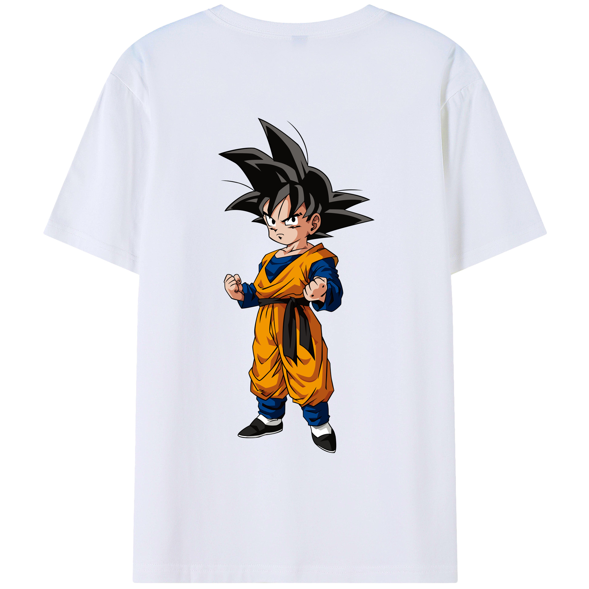 （画像用） ドラゴンボール 孫悟空（そん ごくう）Son Goku カカロット DRAGON BALL Kakarotto レディース半袖Tシャツ(バックプリント)