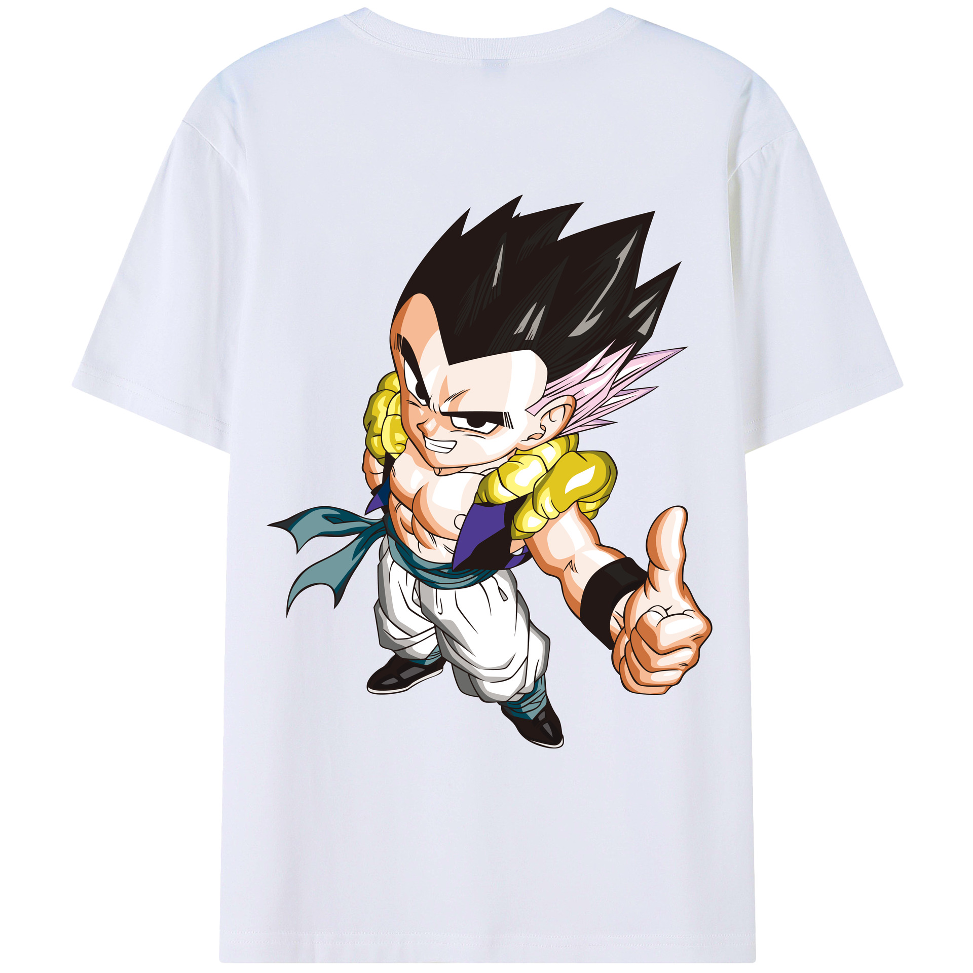 （画像用） ドラゴンボール ベジータ四世（Bejīta Yonsei）DRAGON BALL Vegeta IV レディース半袖Tシャツ(バックプリント)