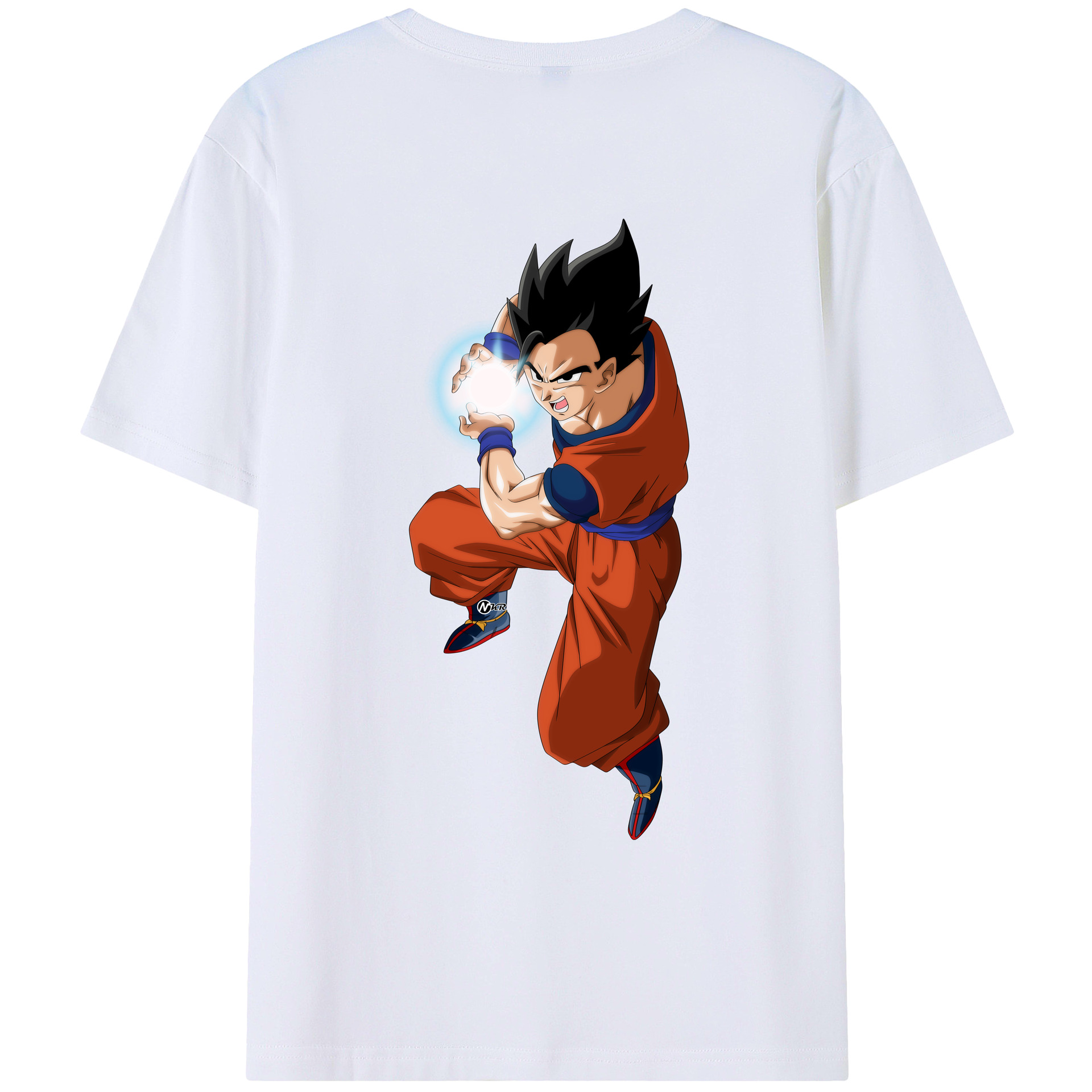 （画像用） ドラゴンボール 孫 悟飯（そんごはん）DRAGON BALL Son Gohan レディース半袖Tシャツ(バックプリント)