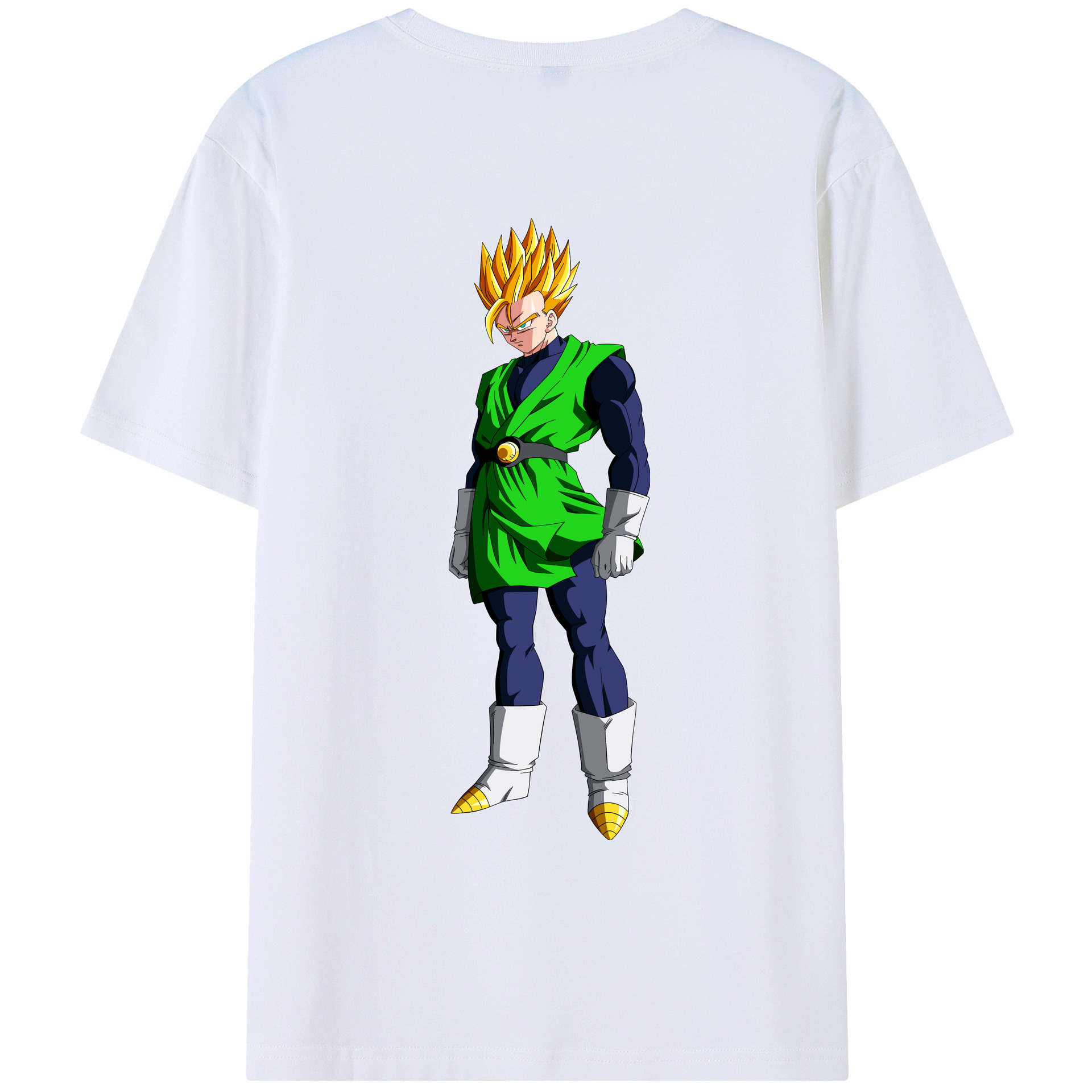 （画像用） ドラゴンボール 孫 悟飯（そんごはん）DRAGON BALL Son Gohan レディース半袖Tシャツ(バックプリント)