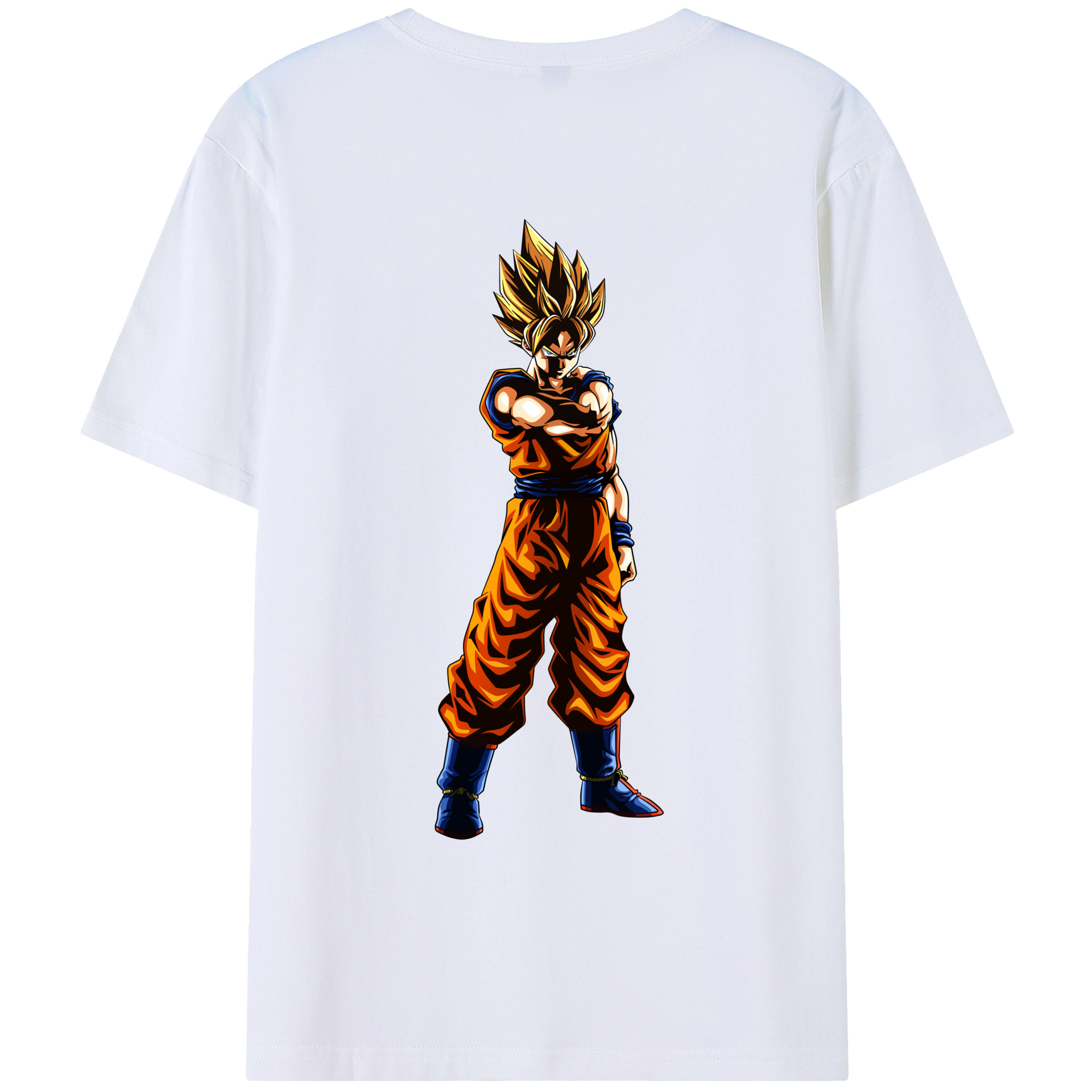 （画像用） ドラゴンボール 孫 悟飯（そんごはん）DRAGON BALL Son Gohan レディース半袖Tシャツ(バックプリント)